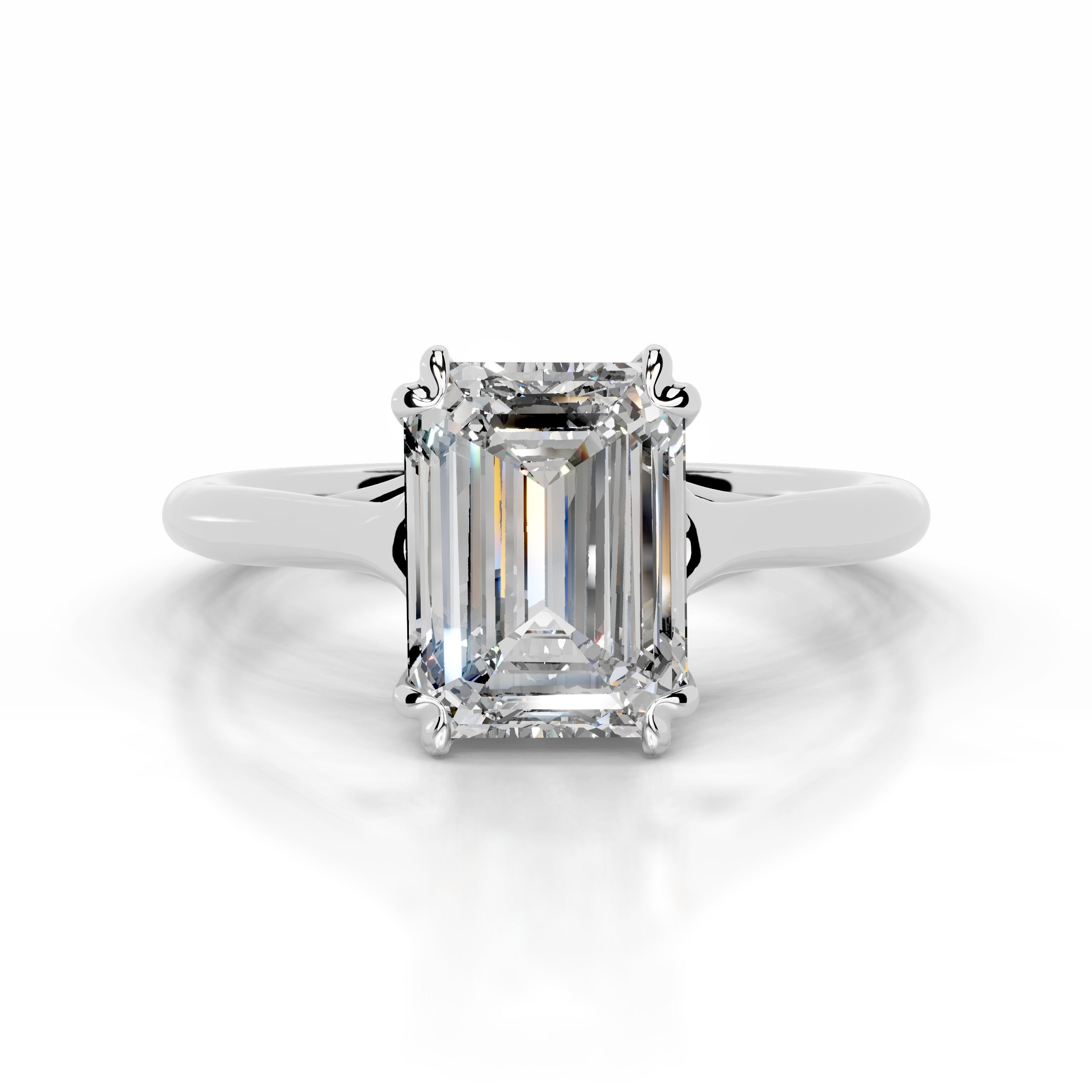 Moriah Lab Grown Diamond Ring - 18K White Gold