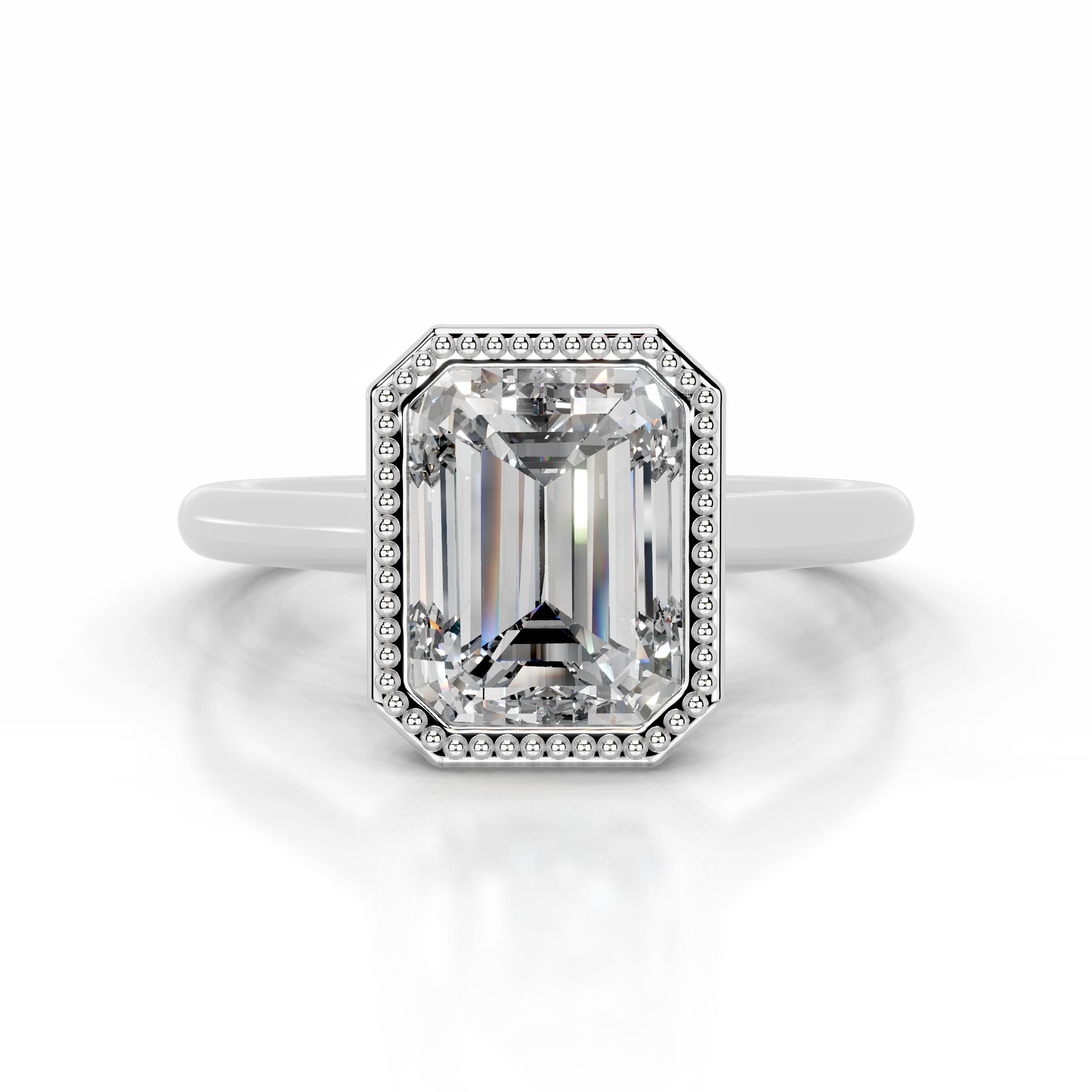 Eunice Lab Grown Diamond Ring - 14K White Gold