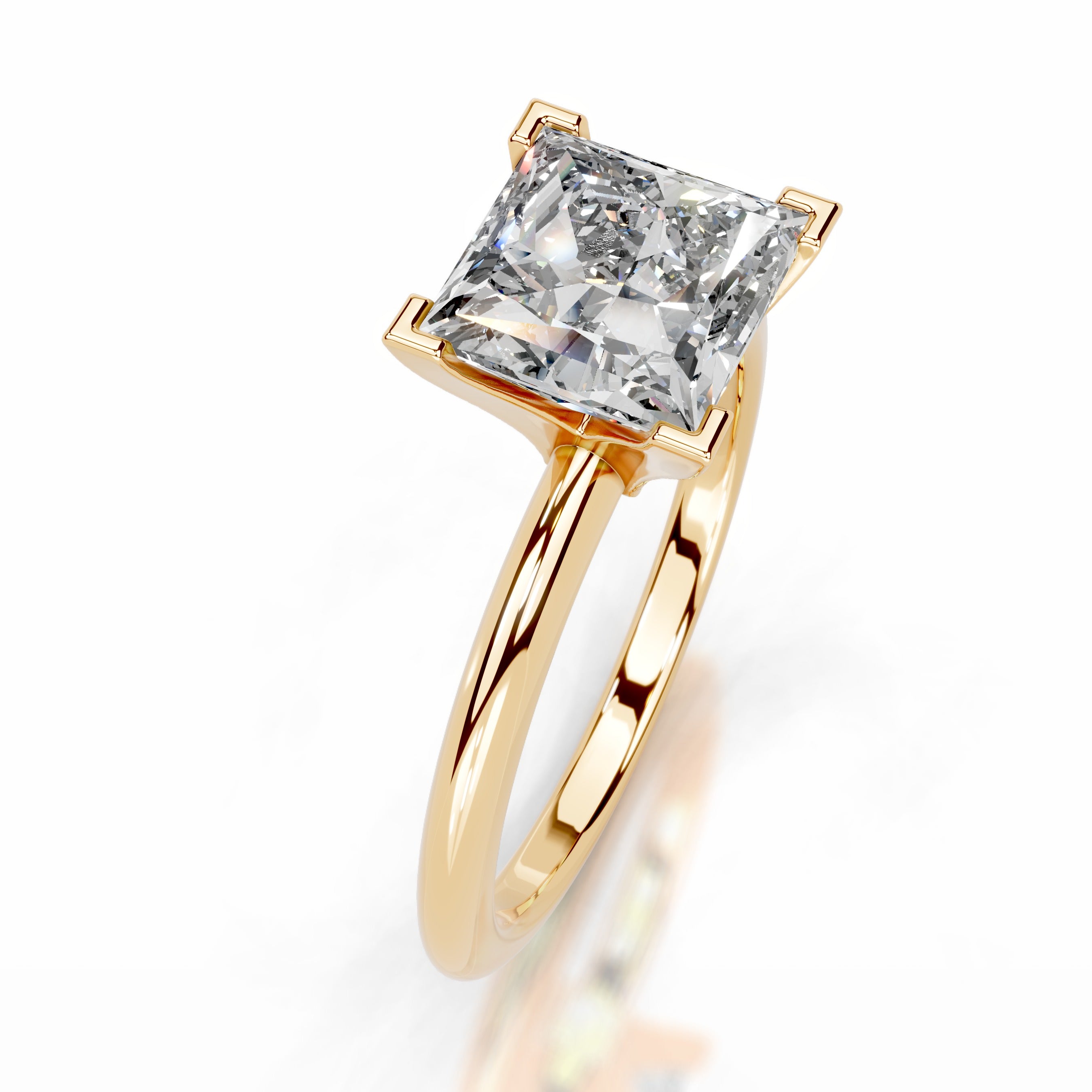 Mila Lab Grown Diamond Ring - 18K Yellow Gold