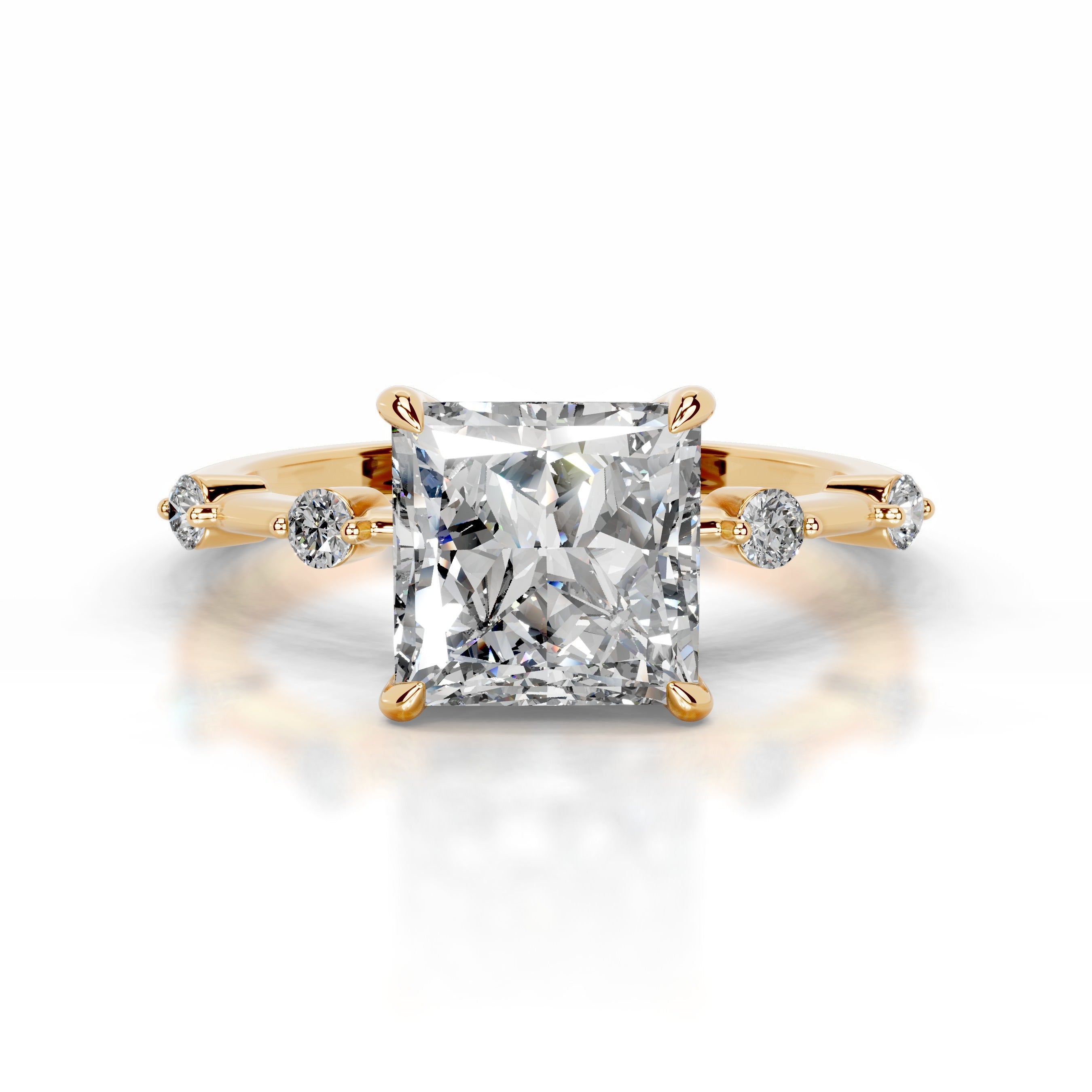 Timmey Lab Grown Diamond Ring - 18K Yellow Gold