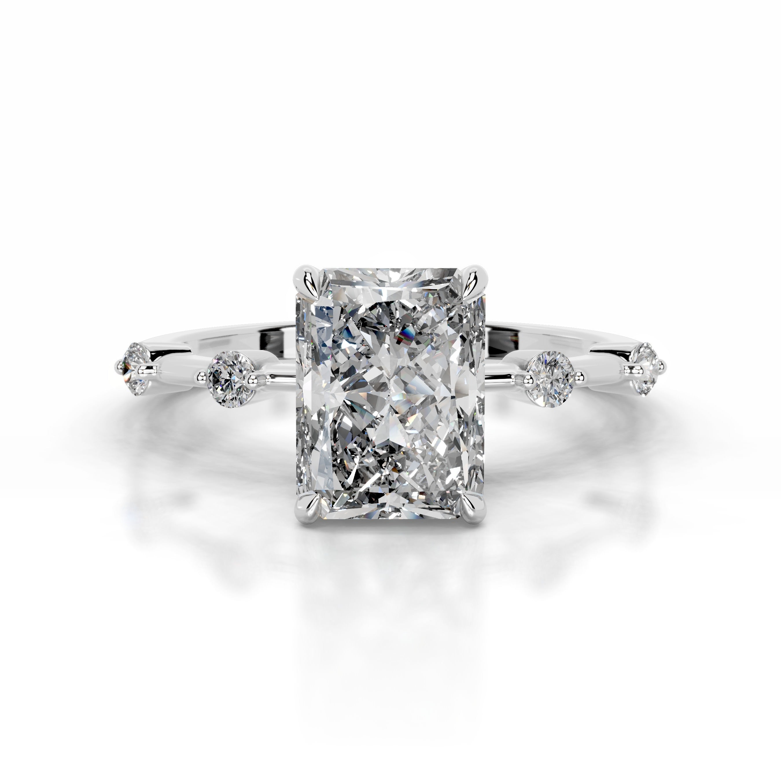 Liv Lab Grown Diamond Ring - 14K White Gold