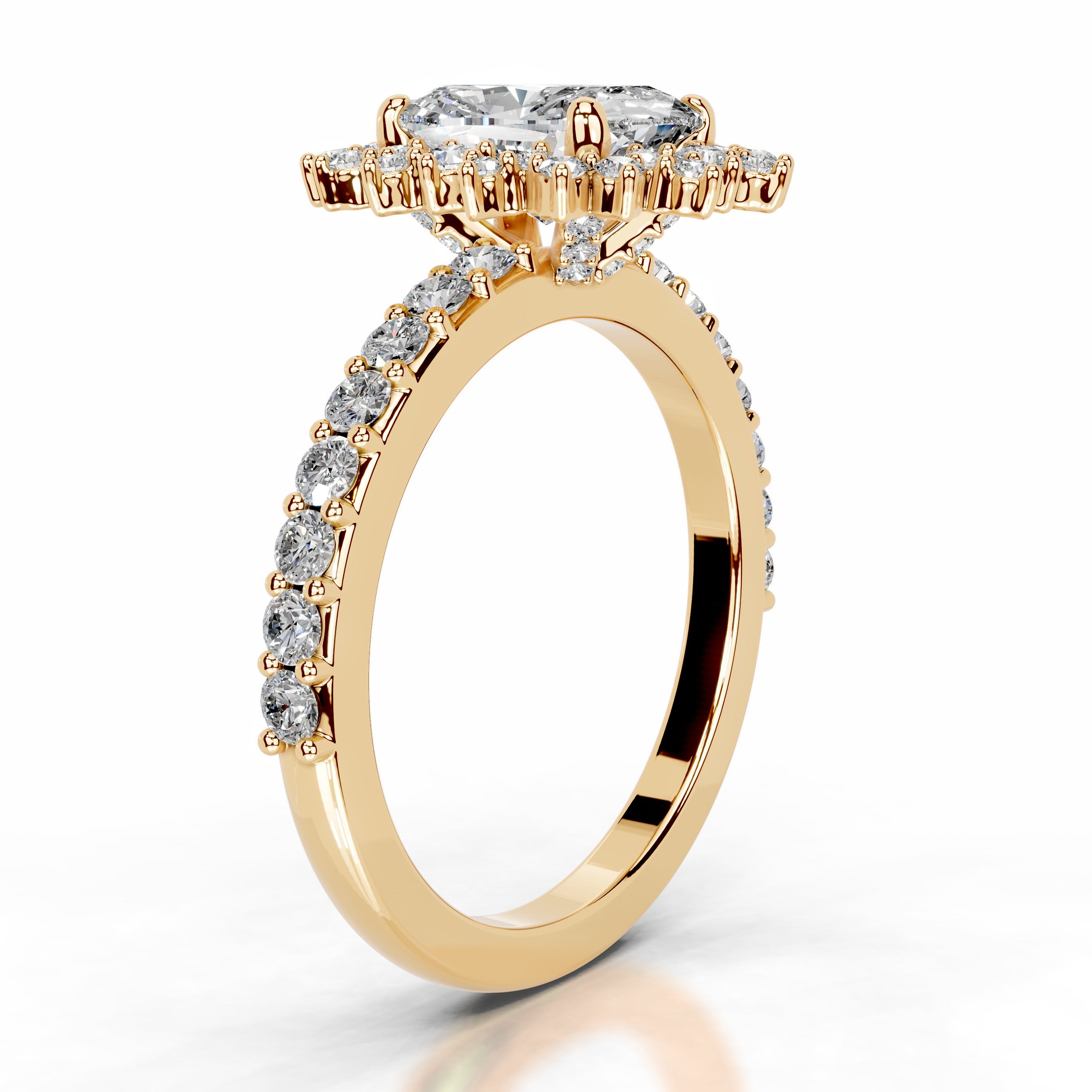 Bodil Lab Grown Diamond Ring - 18K Yellow Gold