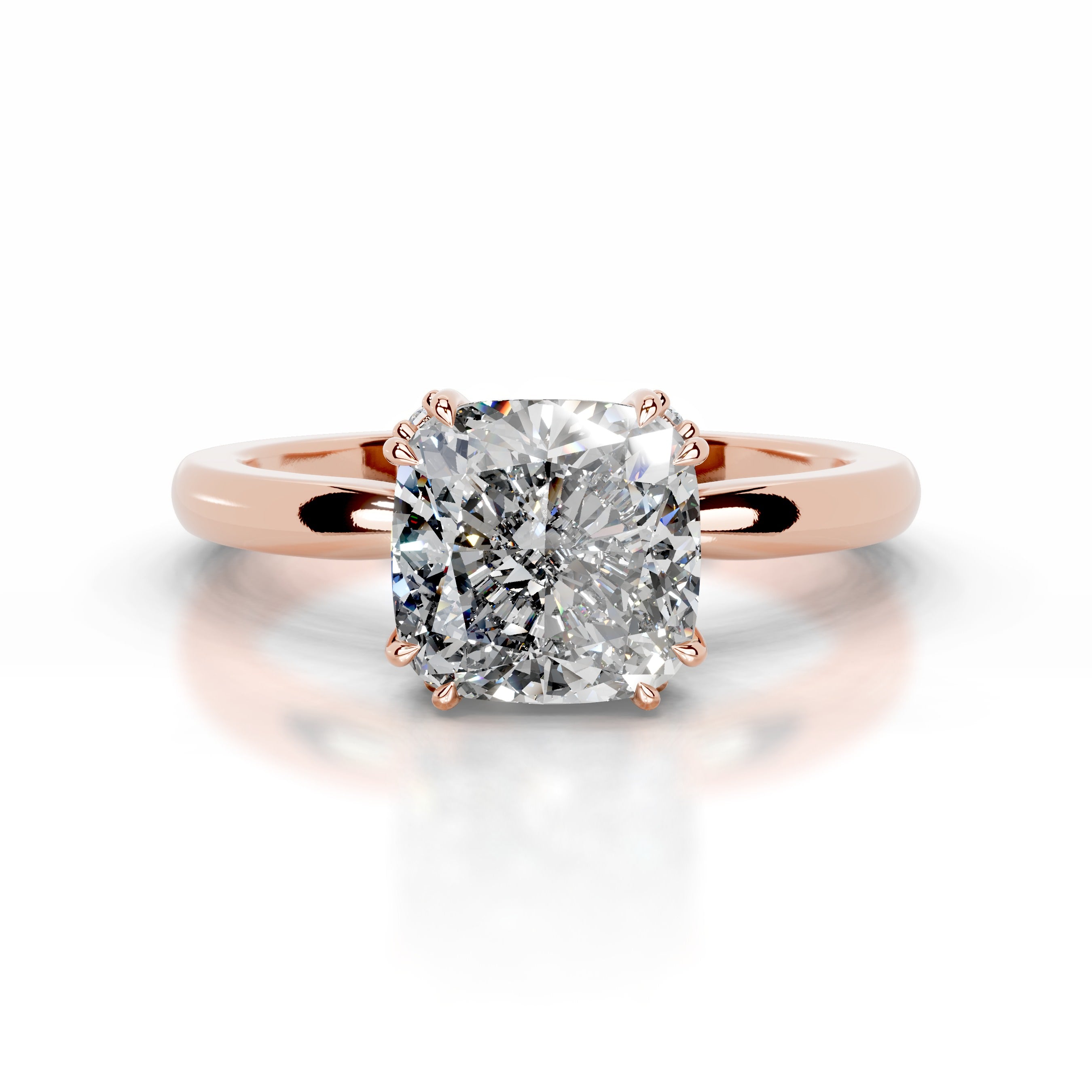 Andora Diamond Engagement Ring - 14K Rose Gold