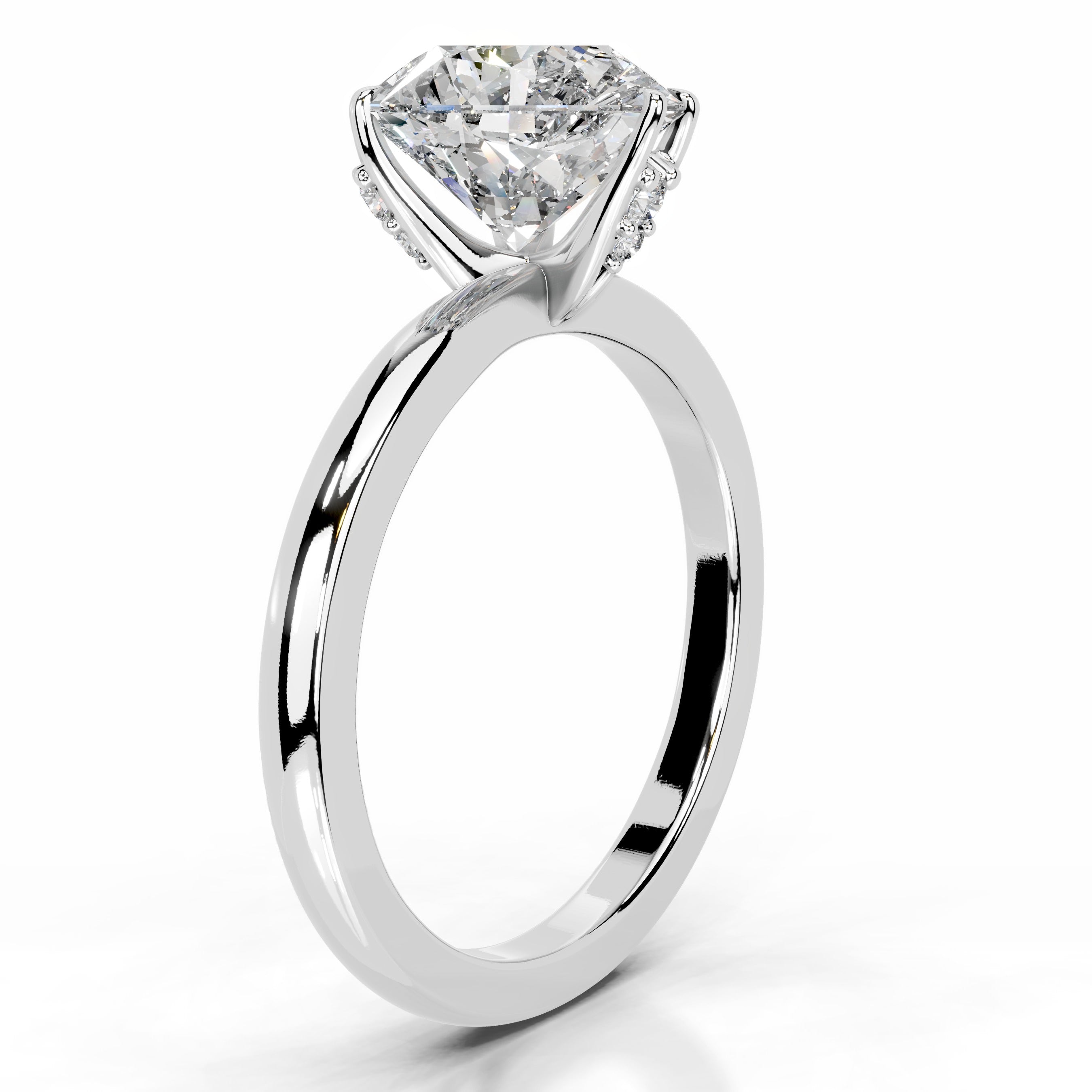 Angoona Lab Grown Diamond Ring - 14K White Gold (RTS)