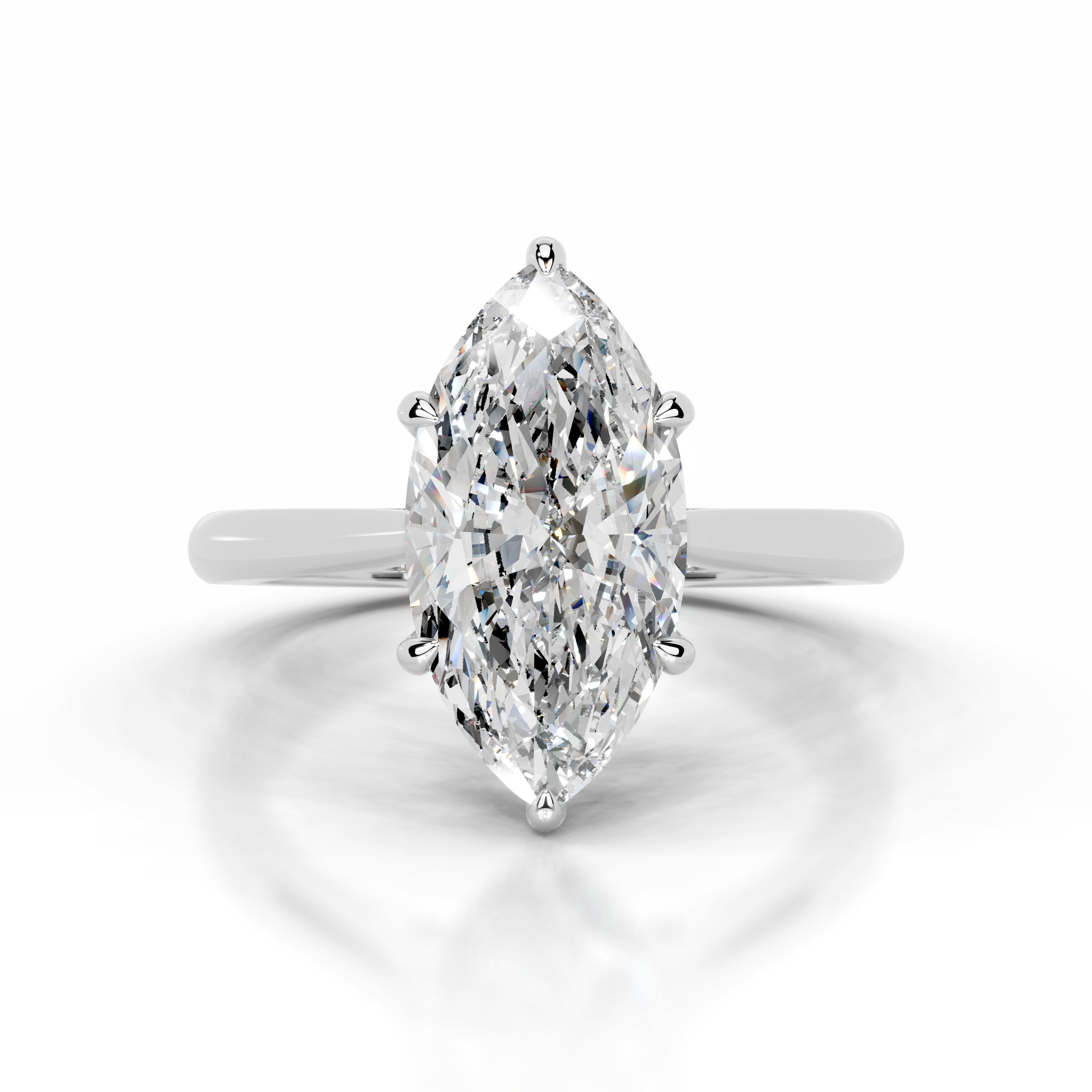 Araluen Diamond Engagement Ring - 18K White Gold