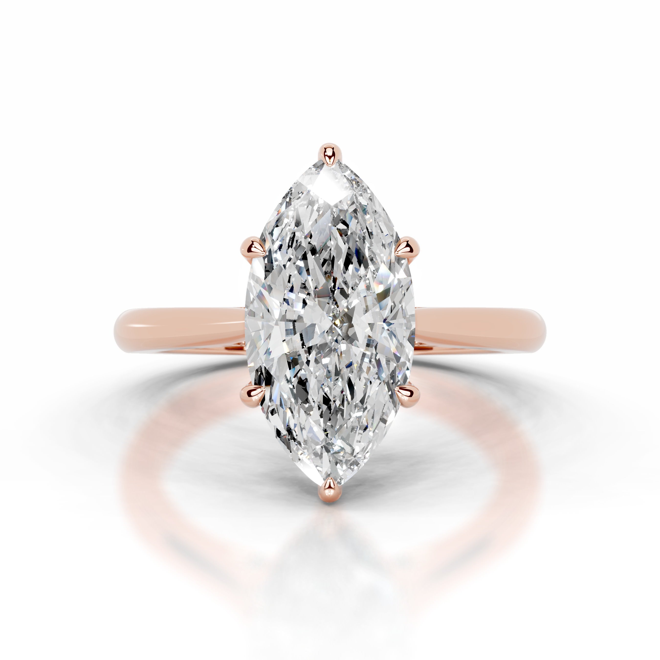 Araluen Diamond Engagement Ring - 14K Rose Gold