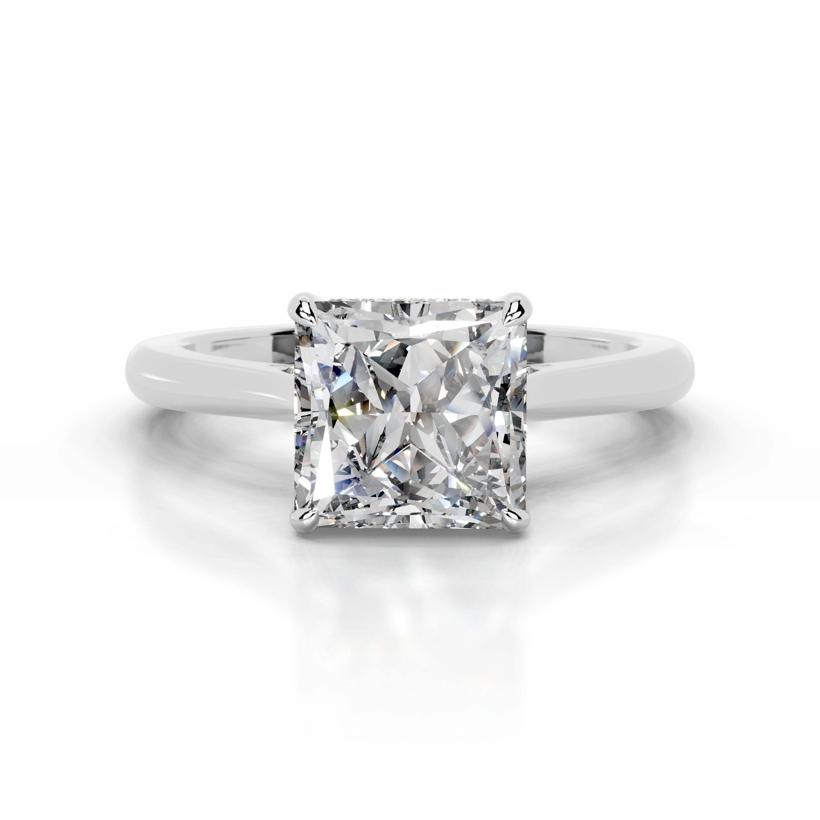 Cardinia Lab Grown Diamond Ring - 14K White Gold