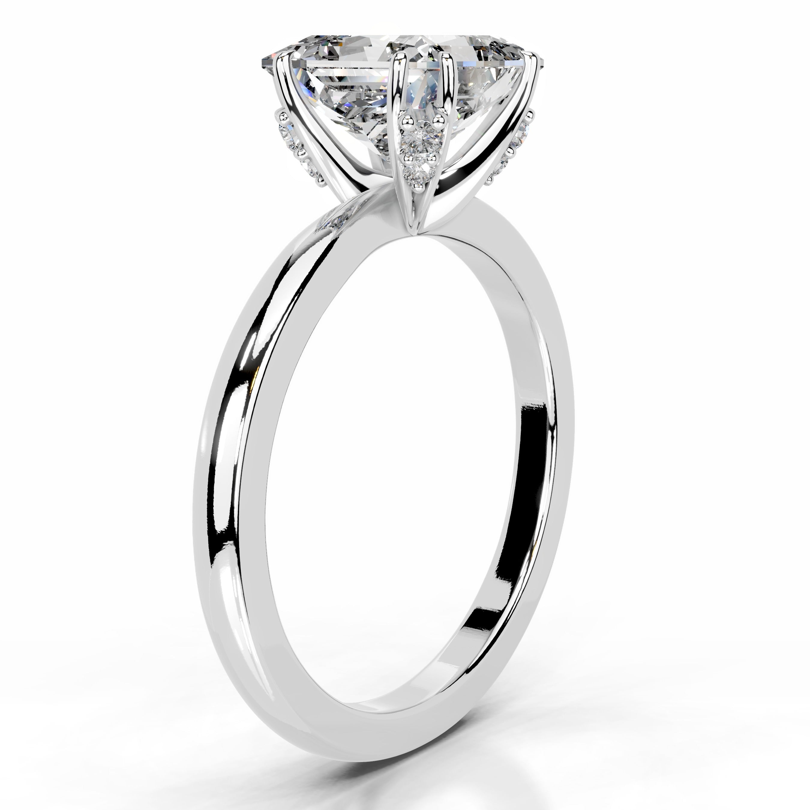 Collerina Lab Grown Diamond Ring - 14K White Gold