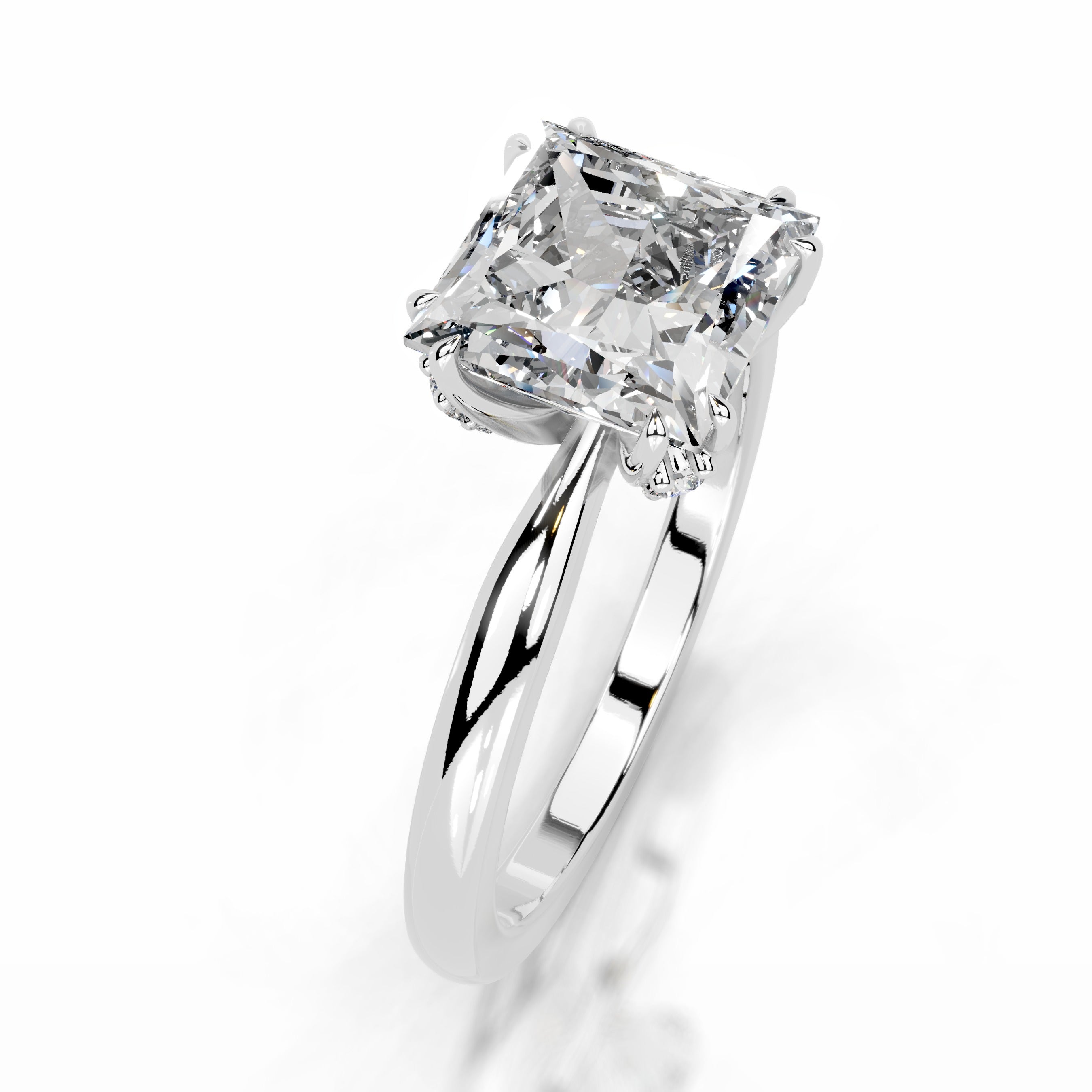 Collerina Diamond Engagement Ring - 14K White Gold