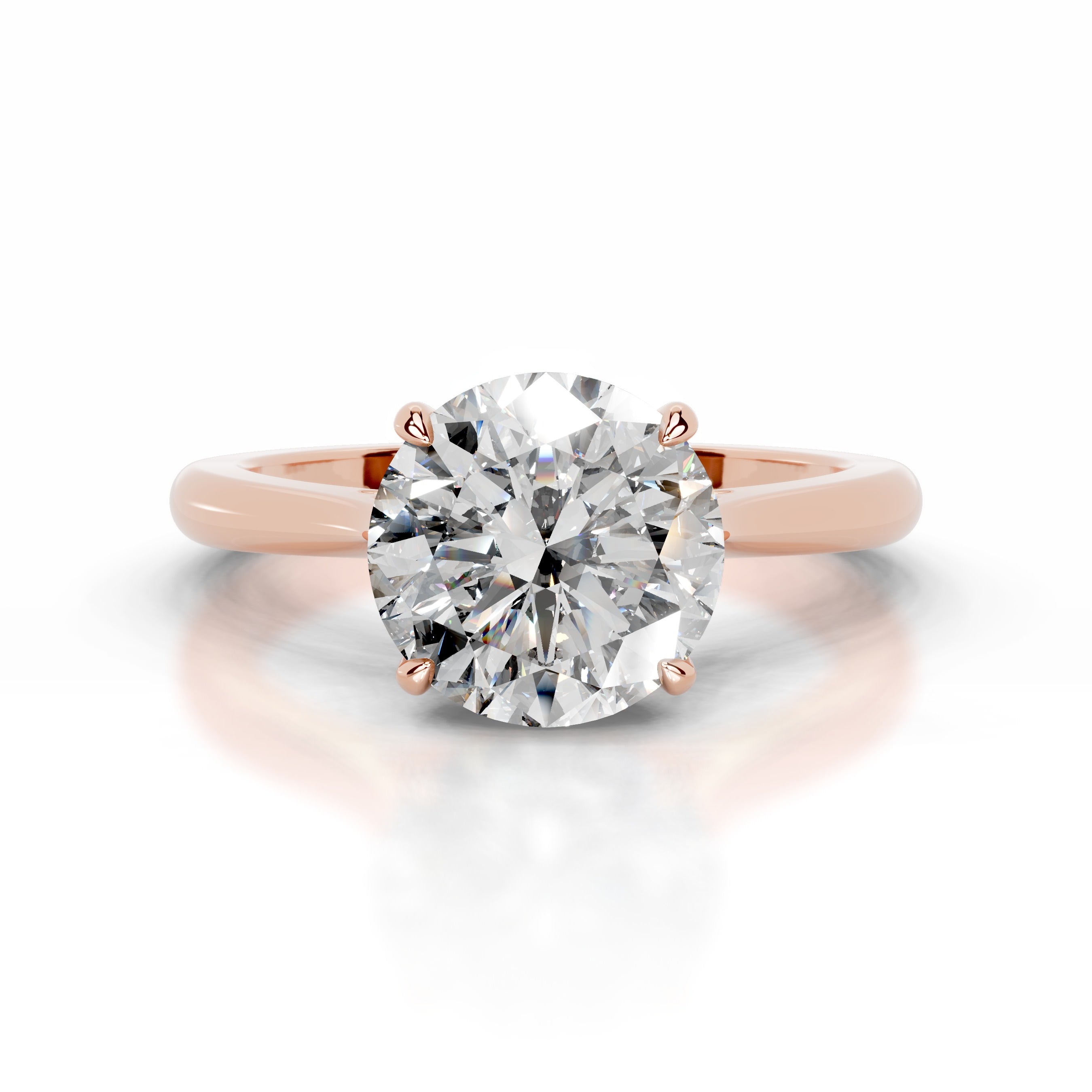 Kiara Diamond Engagement Ring - 14K Rose Gold