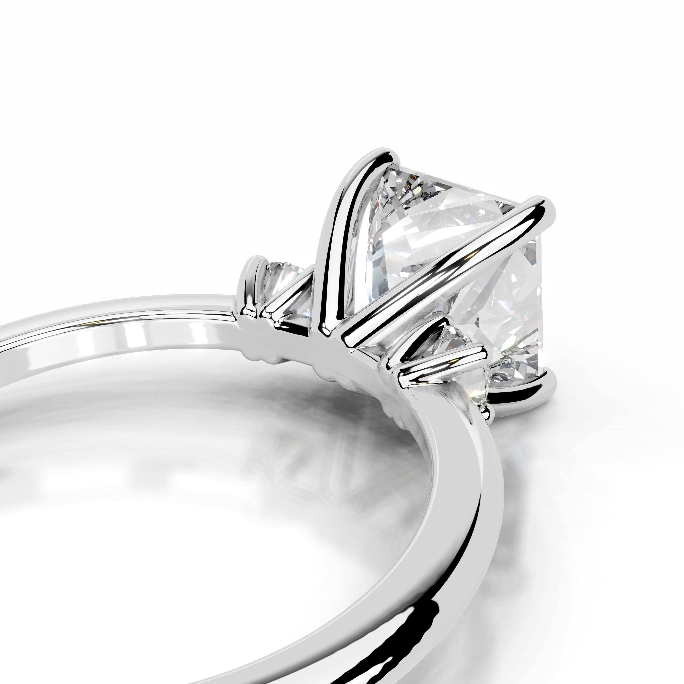 Blanca Diamond Engagement Ring - Platinum - Main Stone 2.07 Carat