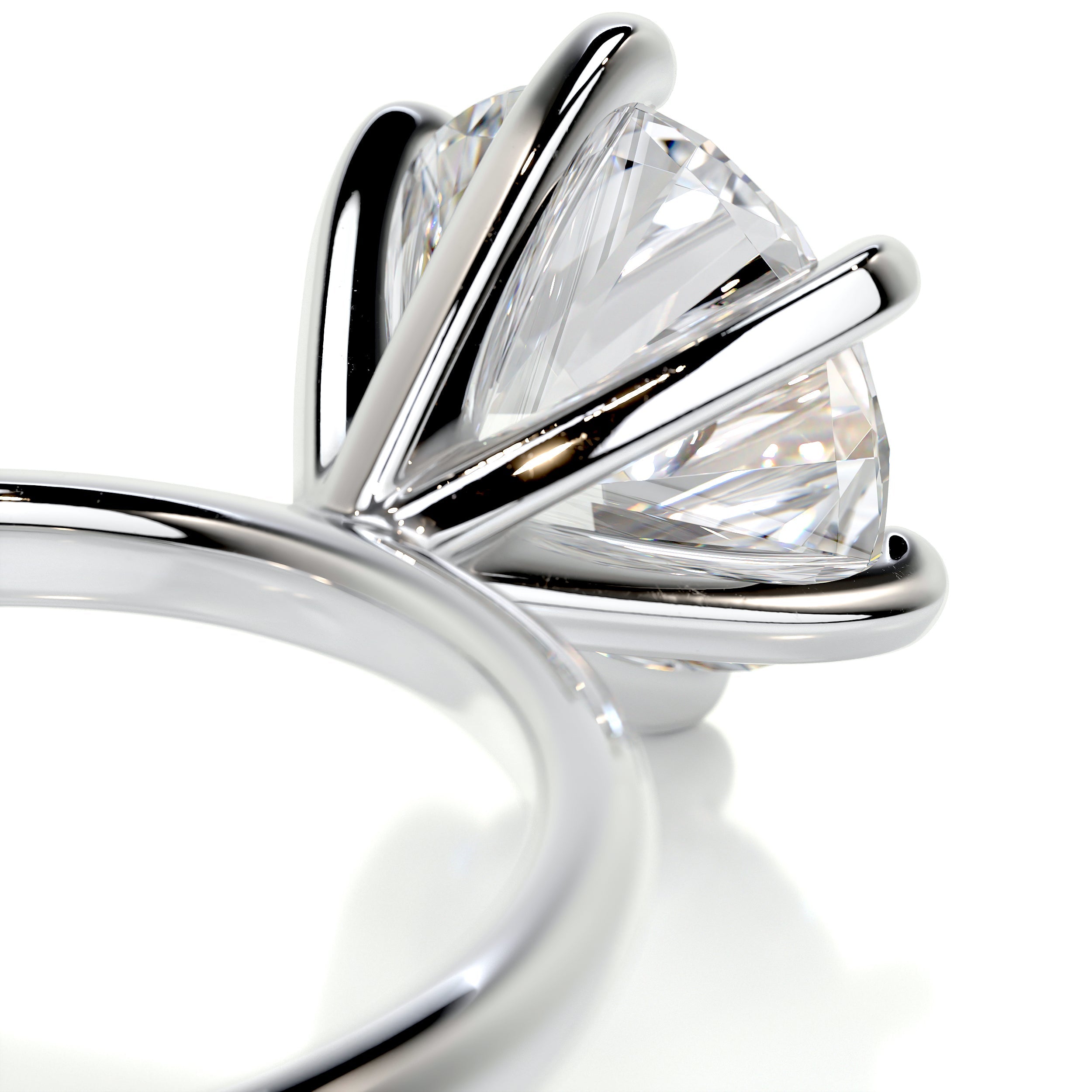 Samantha Diamond Engagement Ring -14K White Gold (RTS)