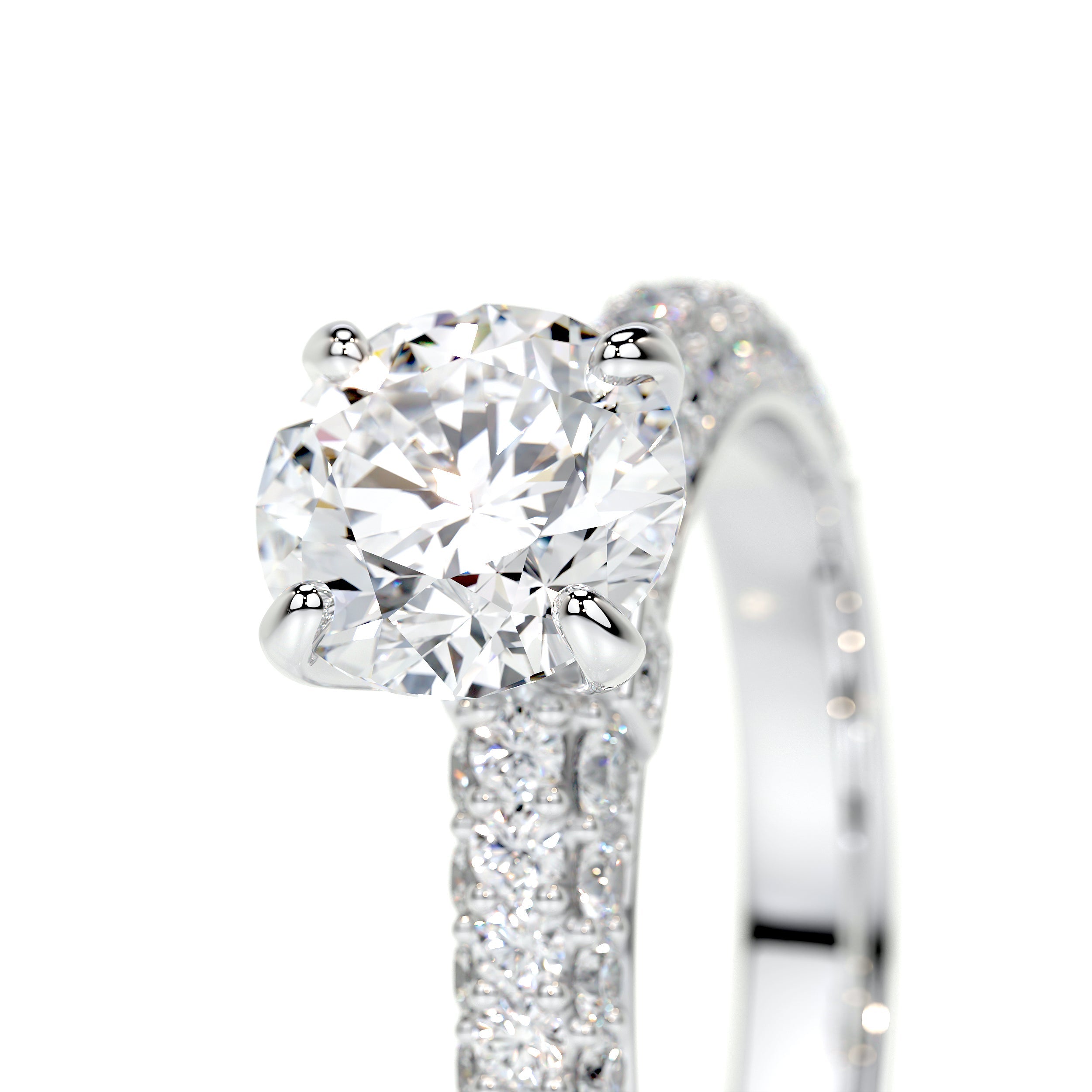 Lillian Lab Grown Diamond Ring (1.5 Carat) -14K White Gold