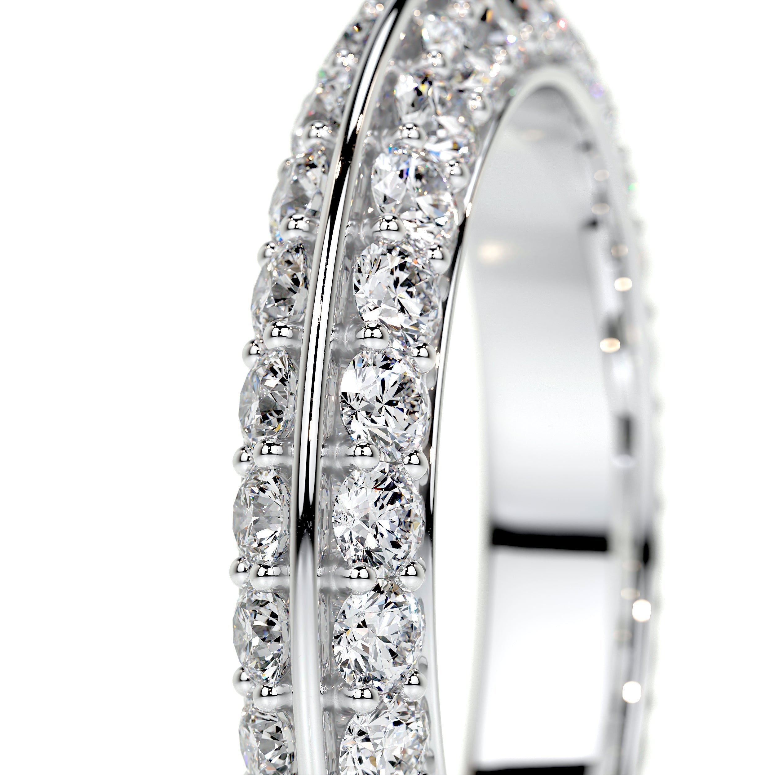 Eliana Lab Grown Diamonds Wedding Ring (0.50 Carat) -14K White Gold (RTS)