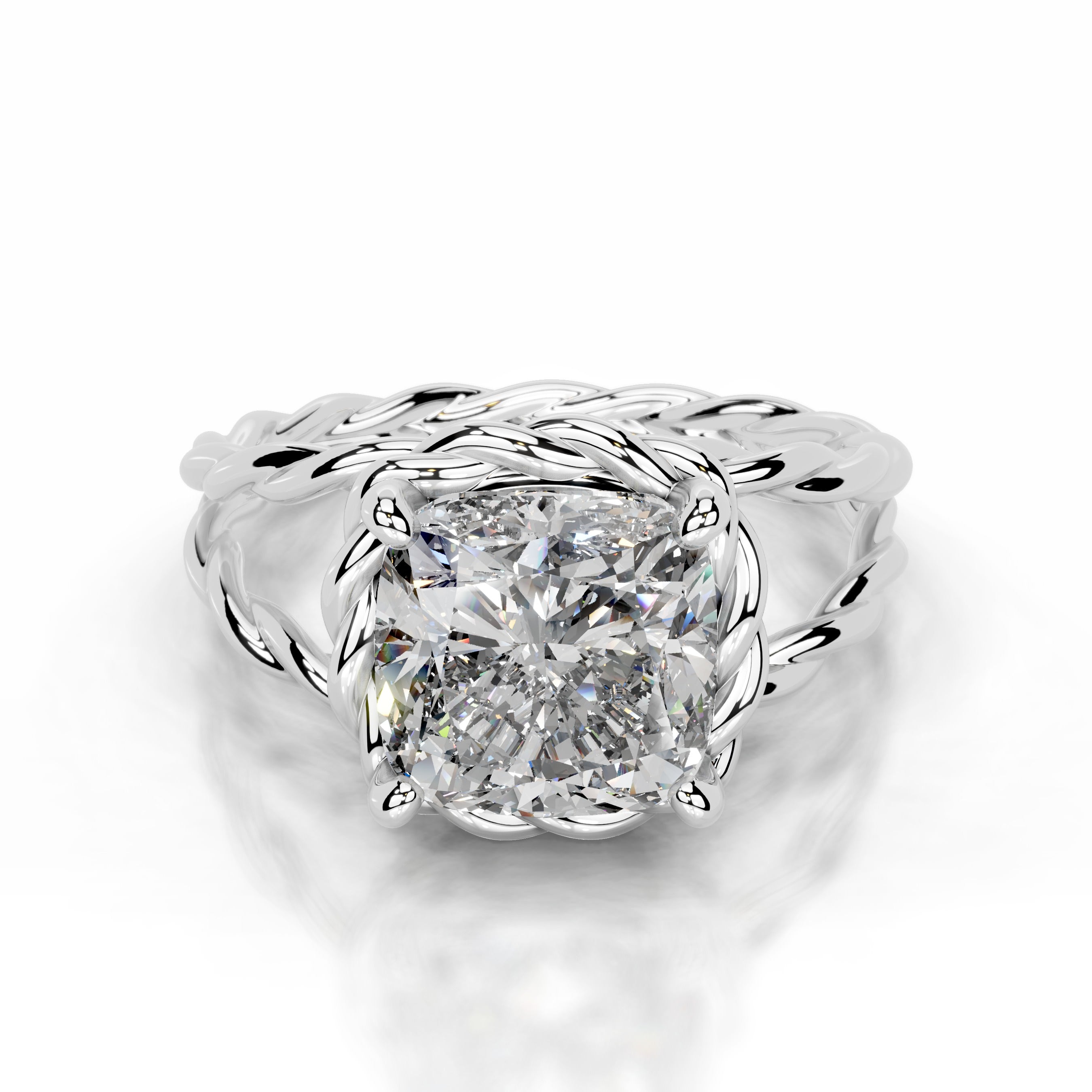 Yul Lab Grown Diamond Ring - 18K White Gold