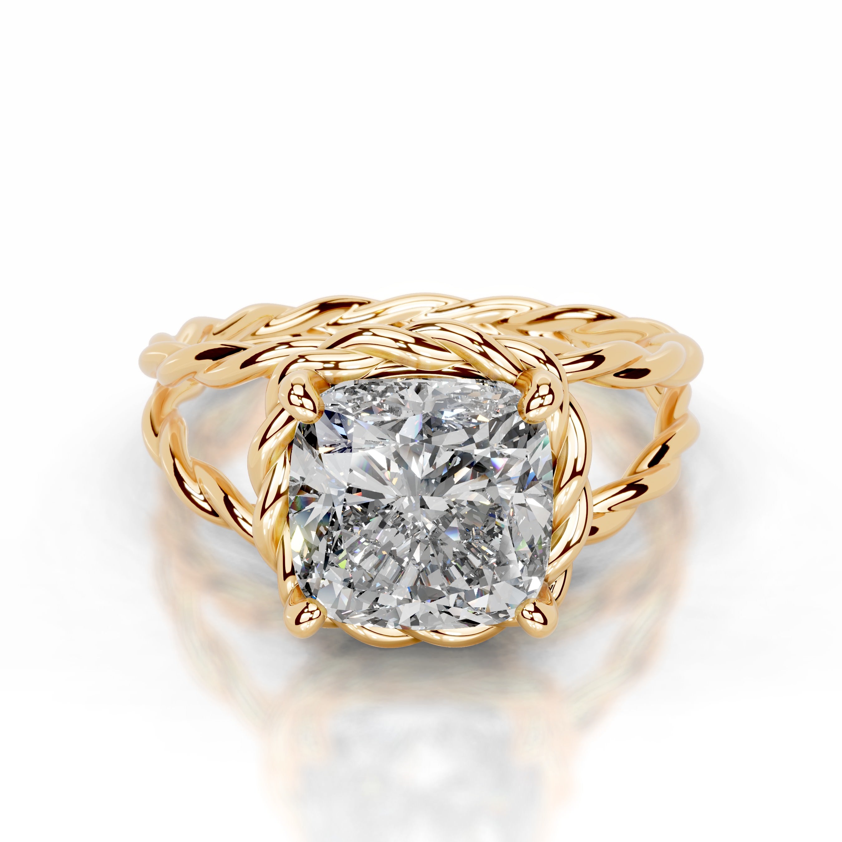 Yul Lab Grown Diamond Ring - 18K Yellow Gold