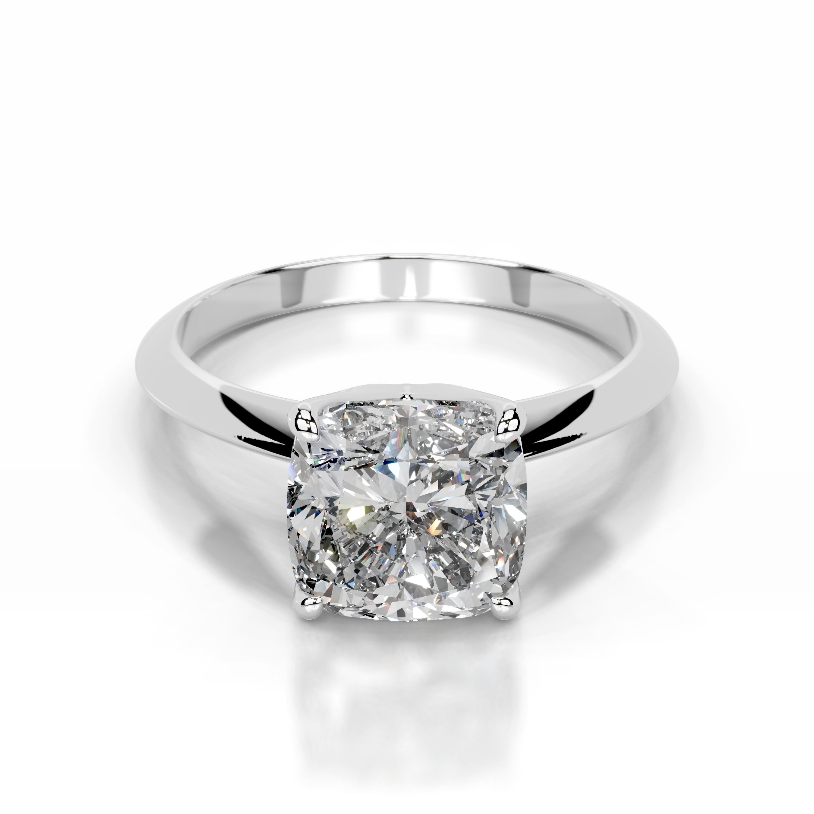 Evie Lab Grown Diamond Ring - 18K White Gold