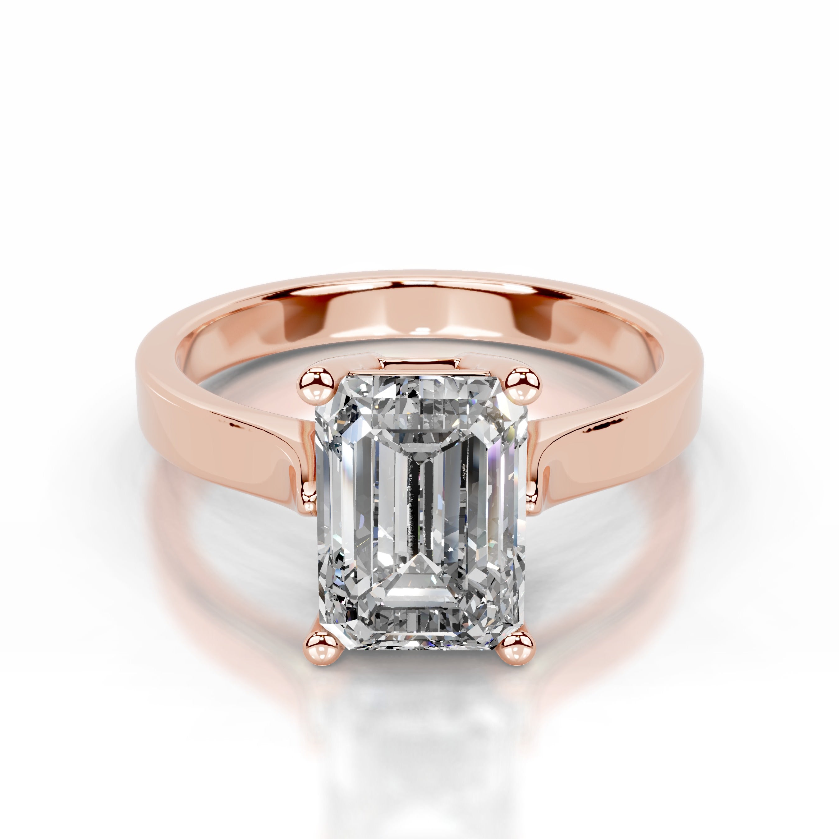 Daisy Lab Grown Diamond Ring - 14K Rose Gold