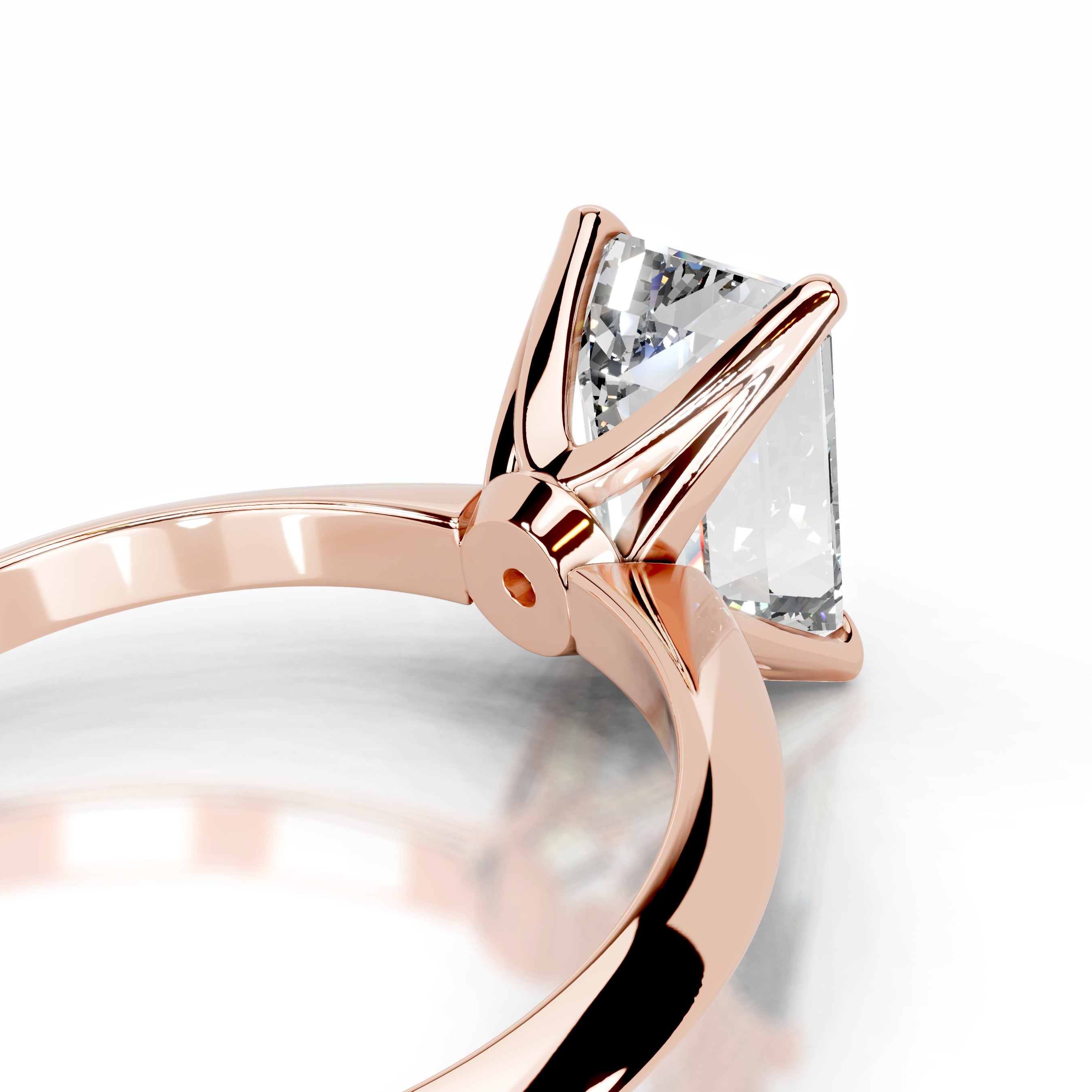 Evie Lab Grown Diamond Ring - 14K Rose Gold