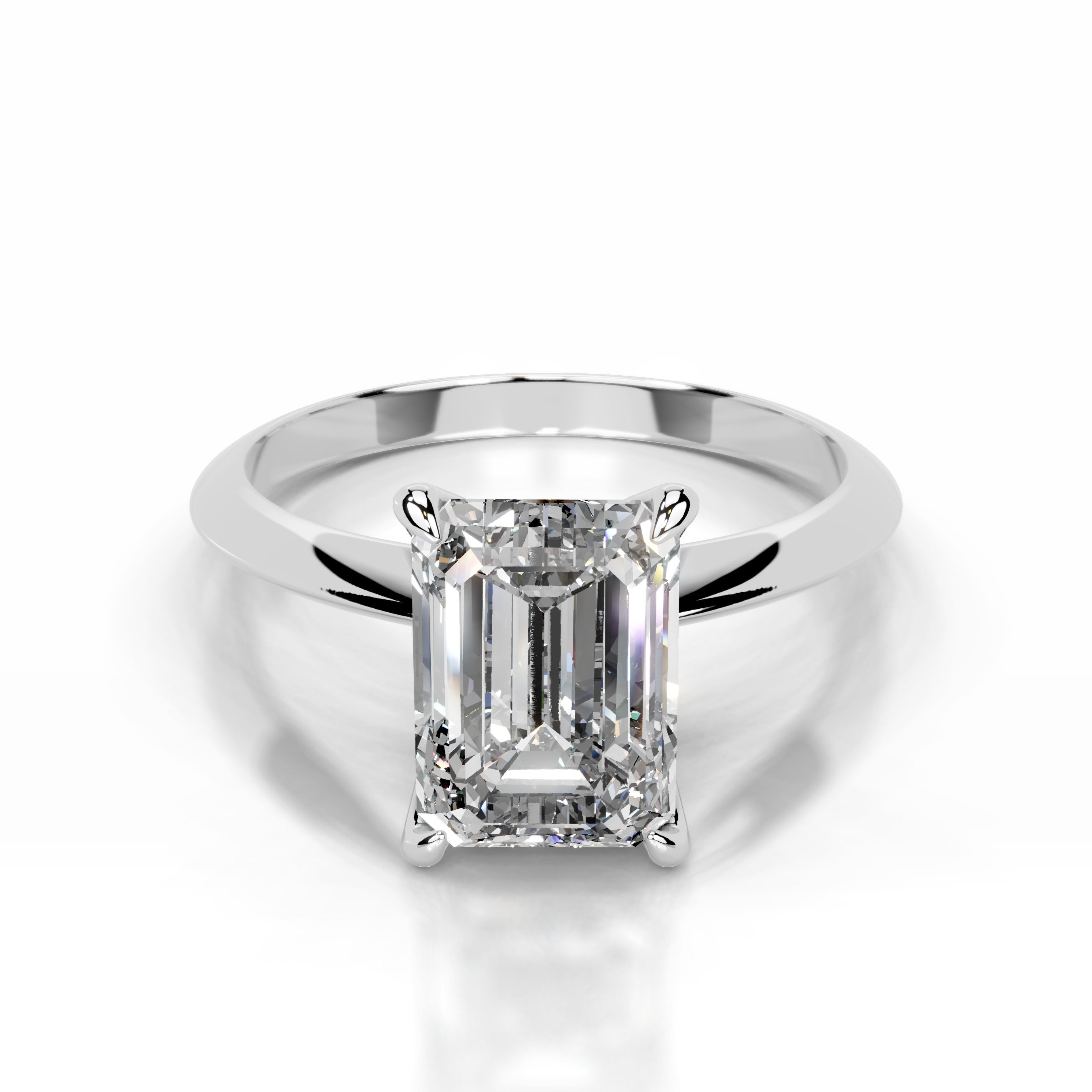 Evie Lab Grown Diamond Ring - 18K White Gold