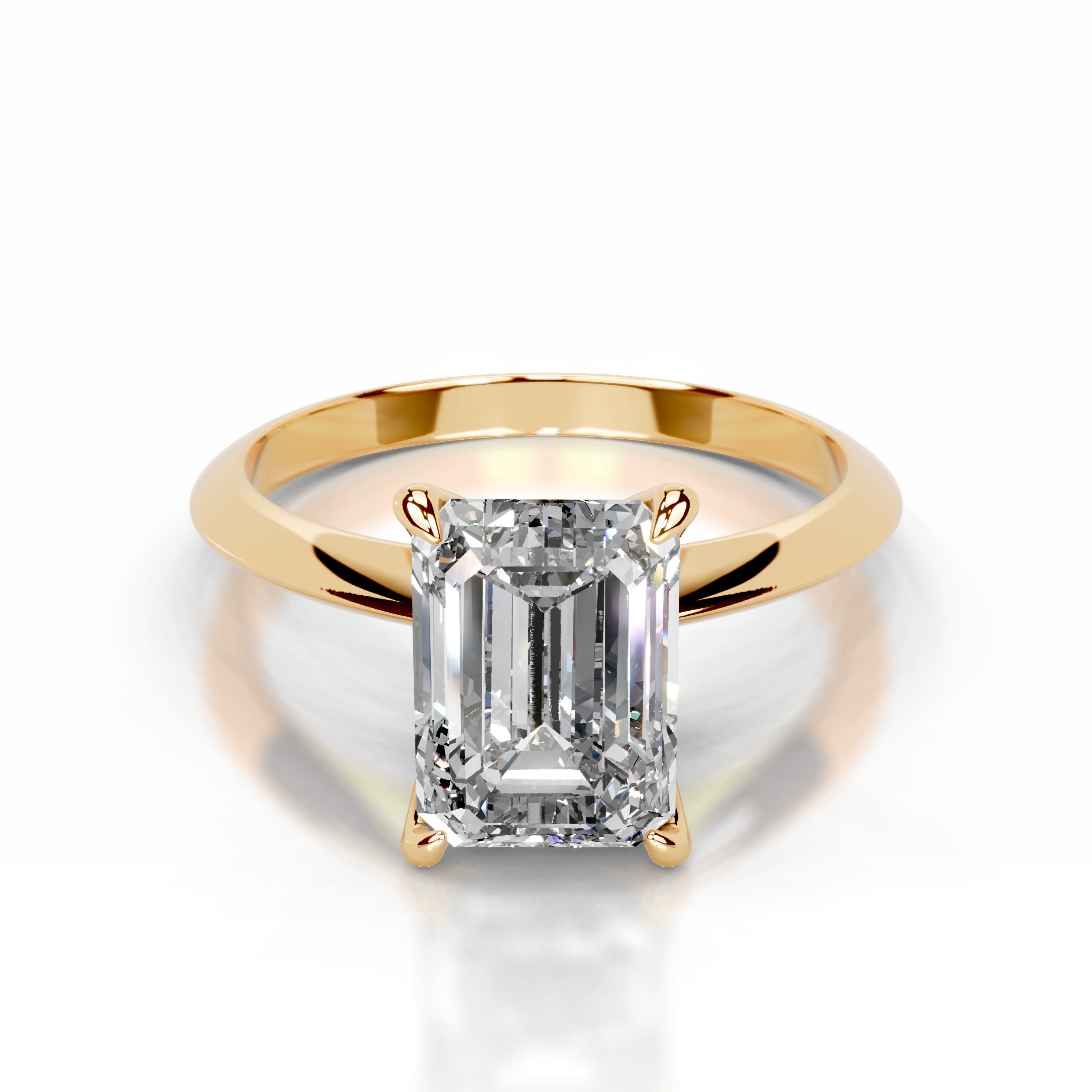 Evie Lab Grown Diamond Ring - 18K Yellow Gold