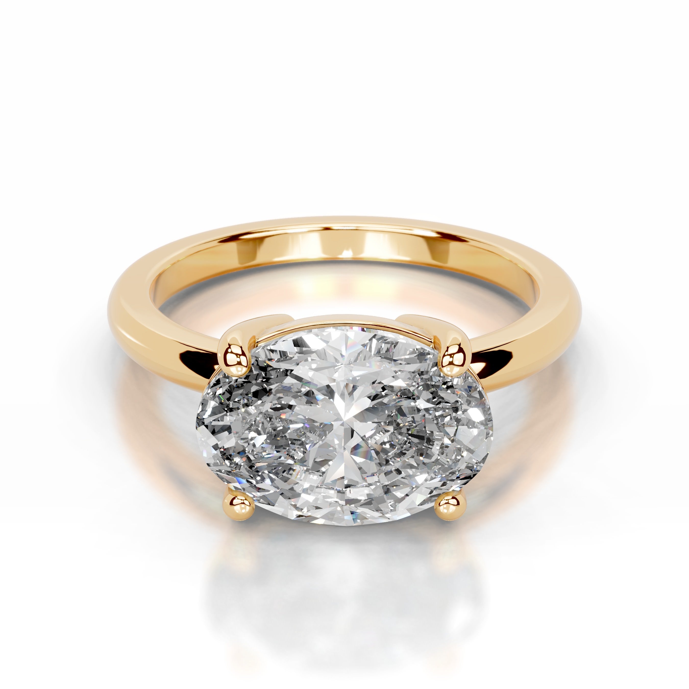 Miriam Lab Grown Diamond Ring - 18K Yellow Gold