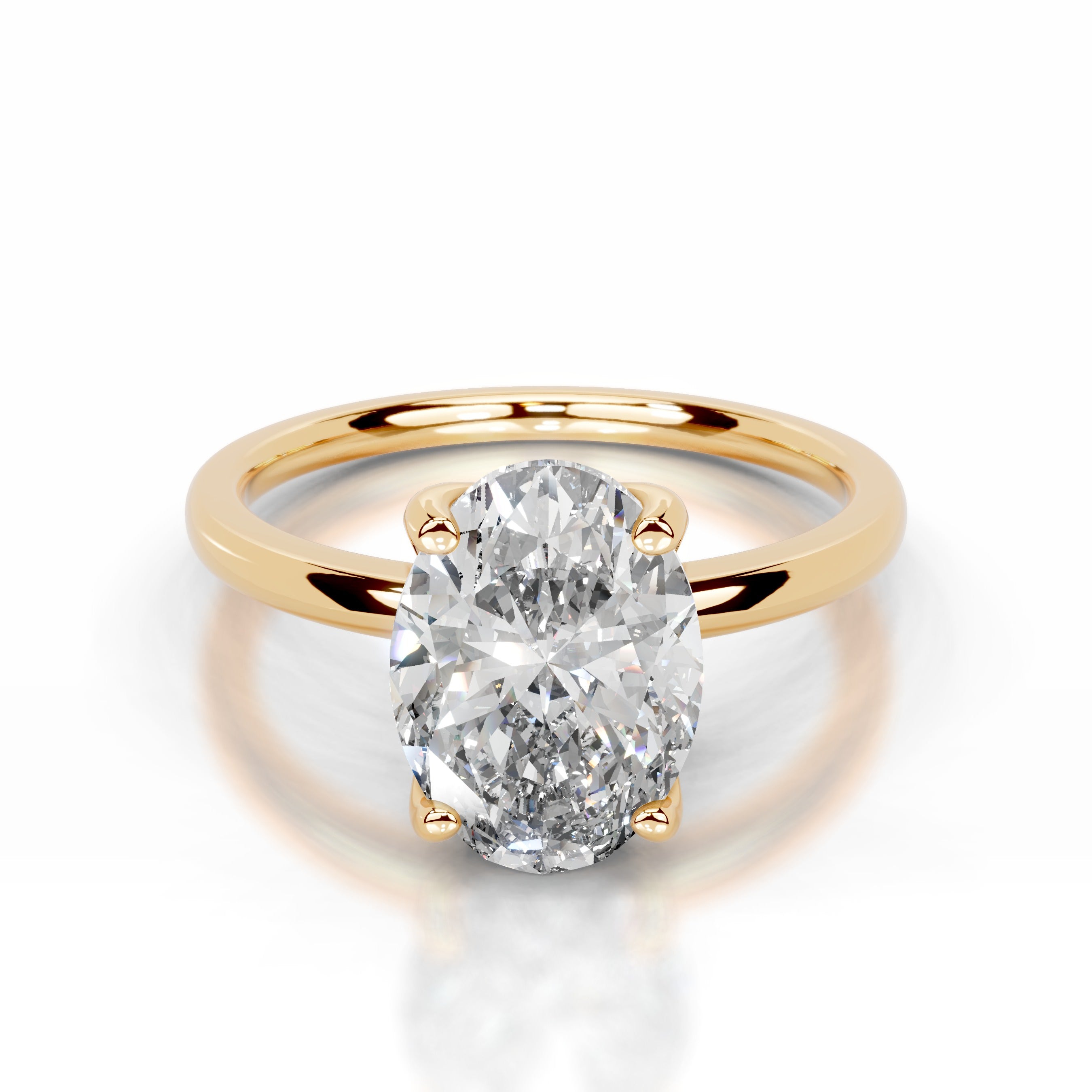 Phoenix Lab Grown Diamond Ring - 18K Yellow Gold