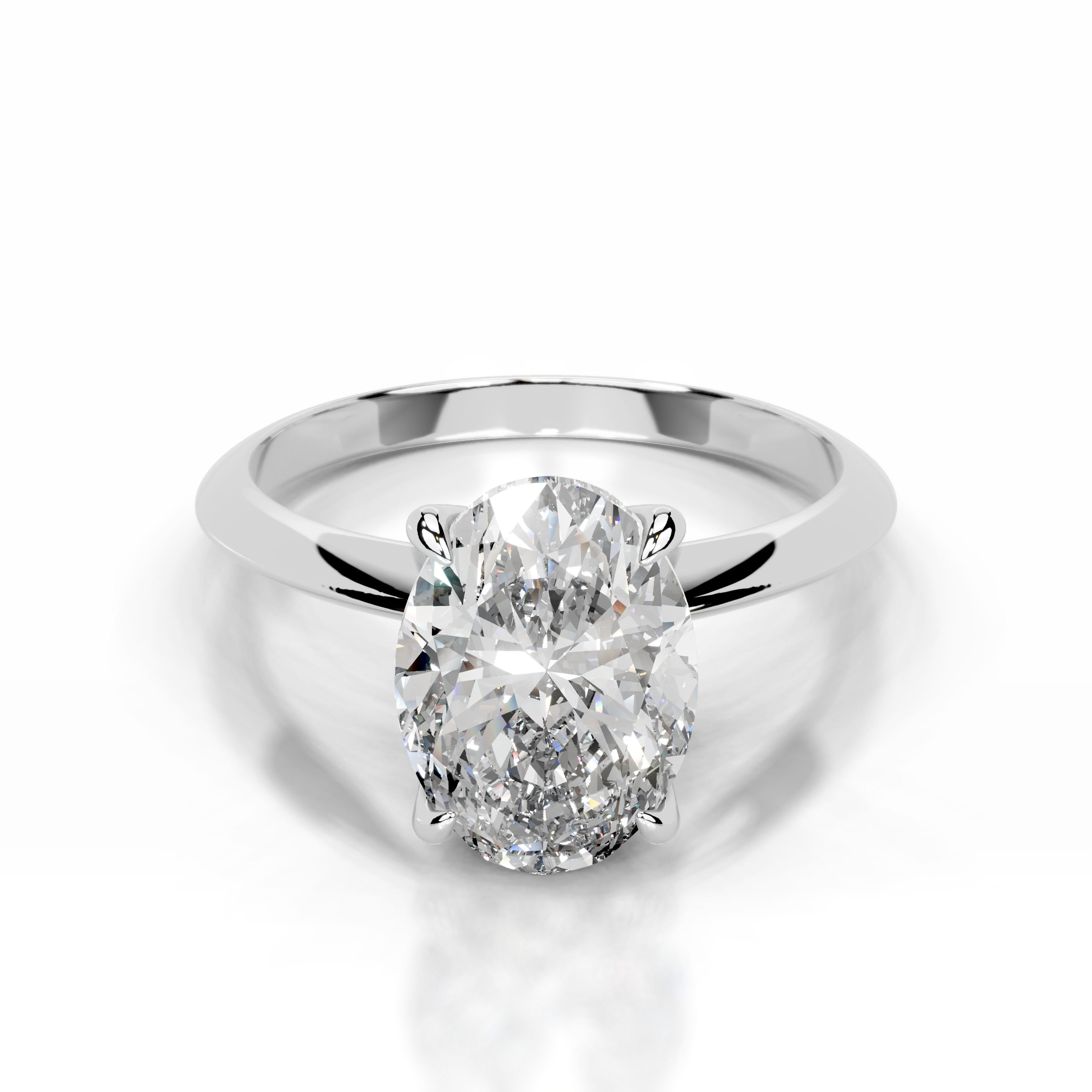 Evie Lab Grown Diamond Ring - 18K White Gold