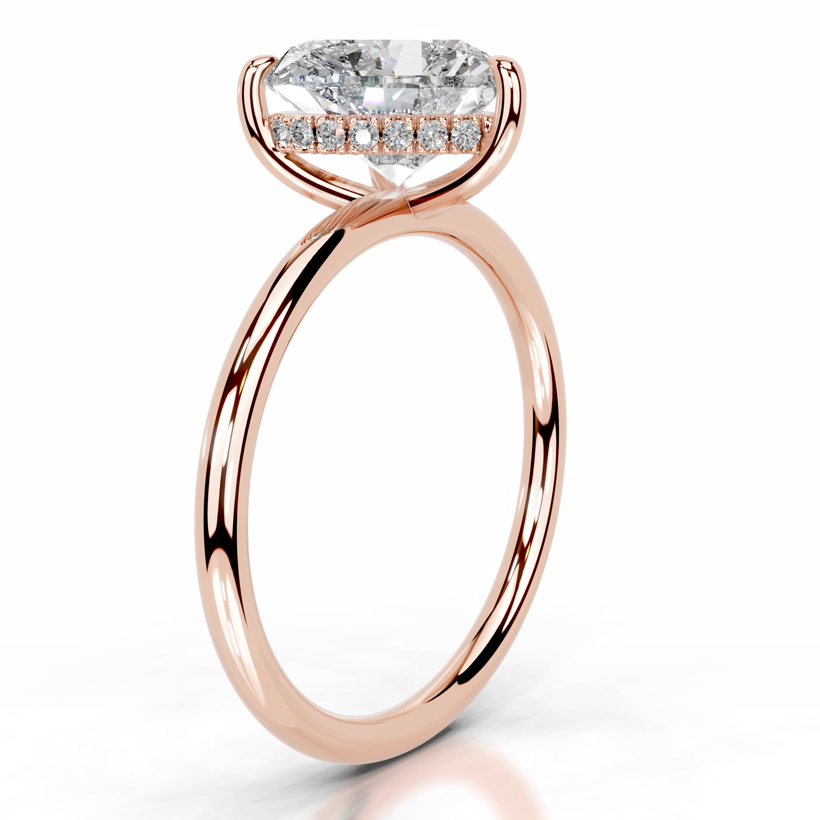 Willow Lab Grown Diamond Ring - 14K Rose Gold