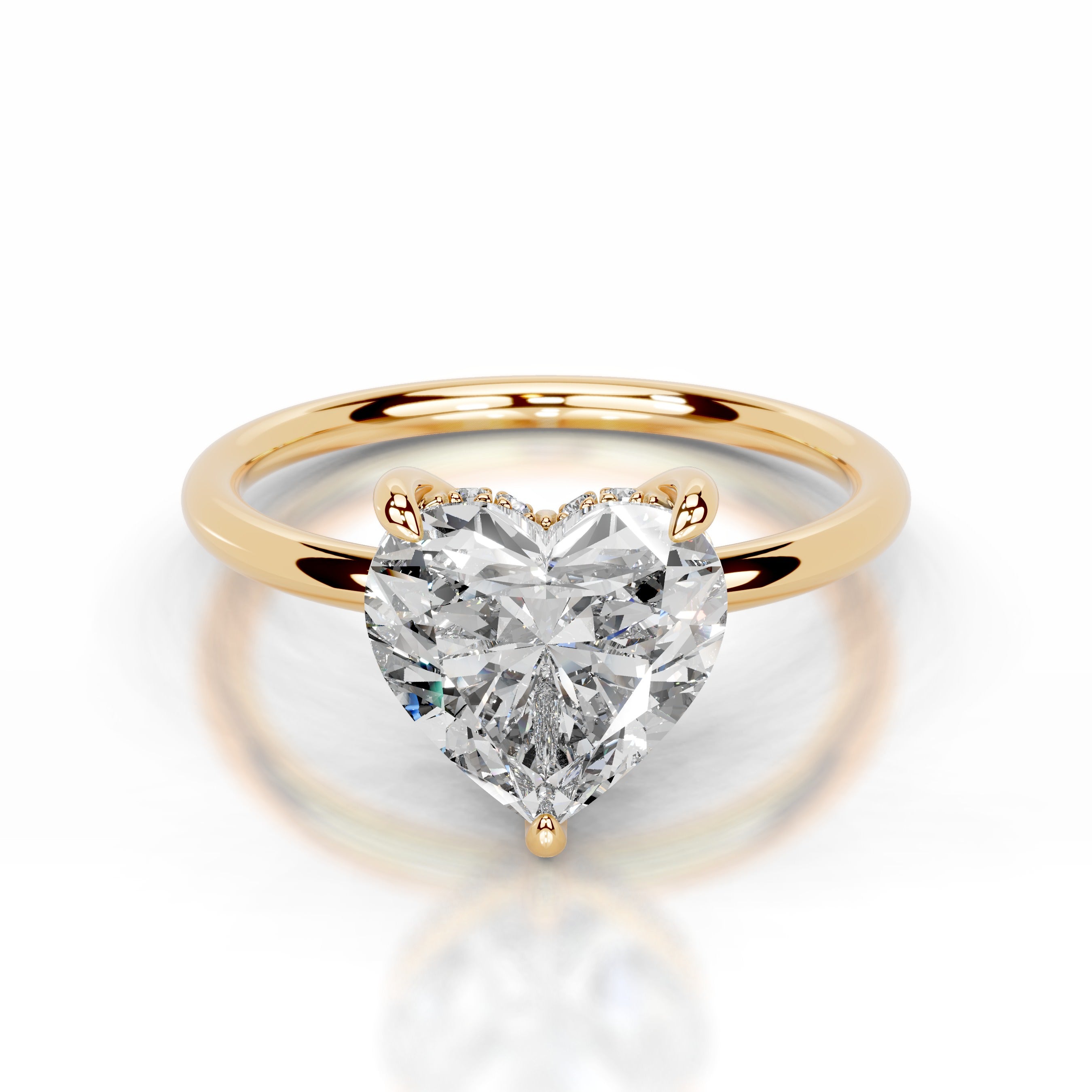 Willow Lab Grown Diamond Ring - 18K Yellow Gold