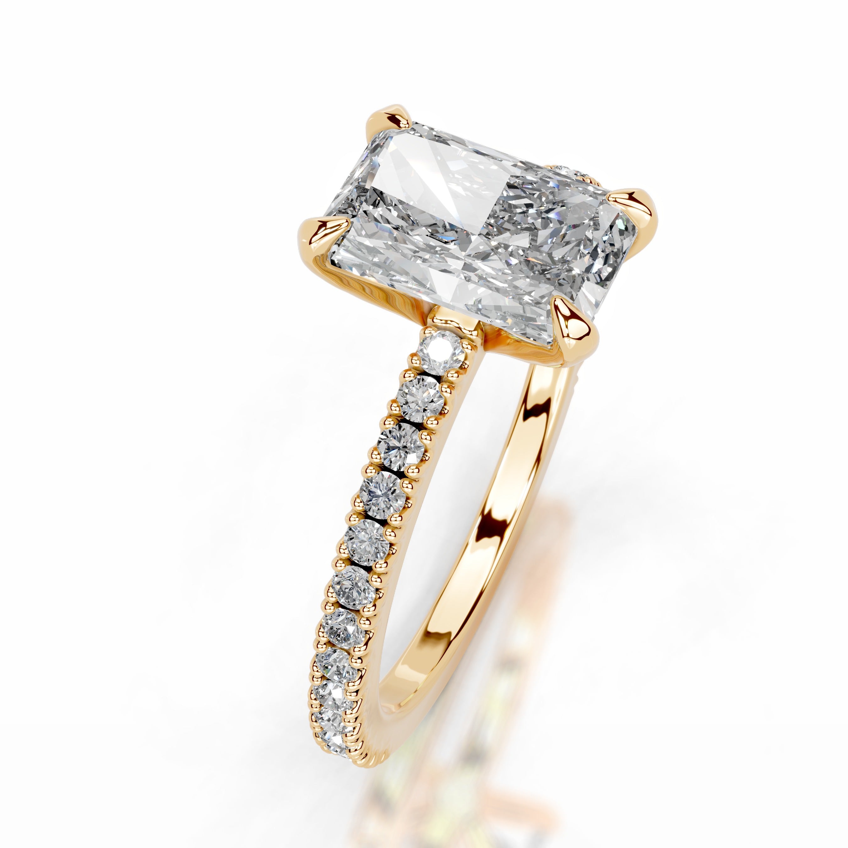 Luisana Lab Grown Diamond Ring - 18K Yellow Gold