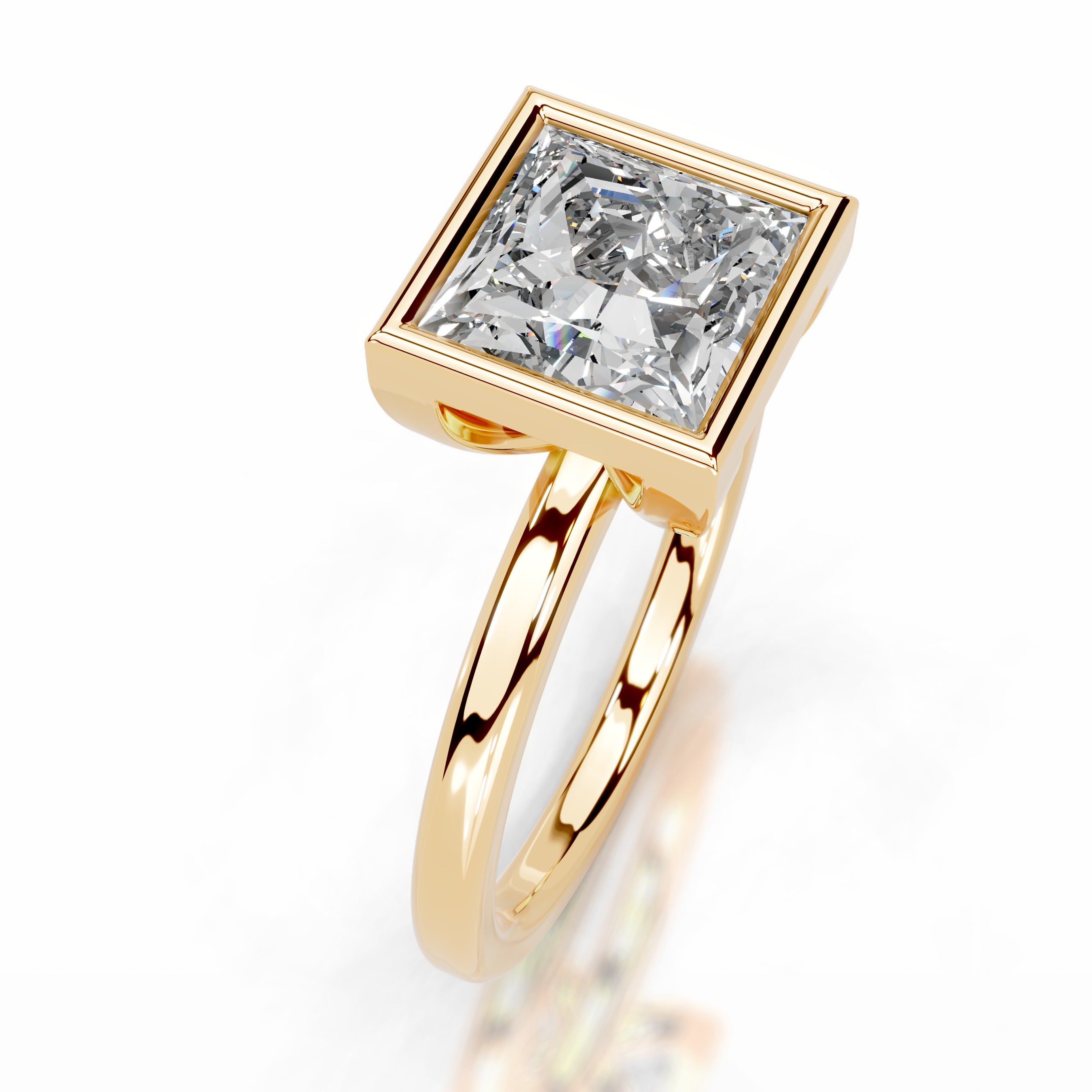 Dima Lab Grown Diamond Ring - 18K Yellow Gold