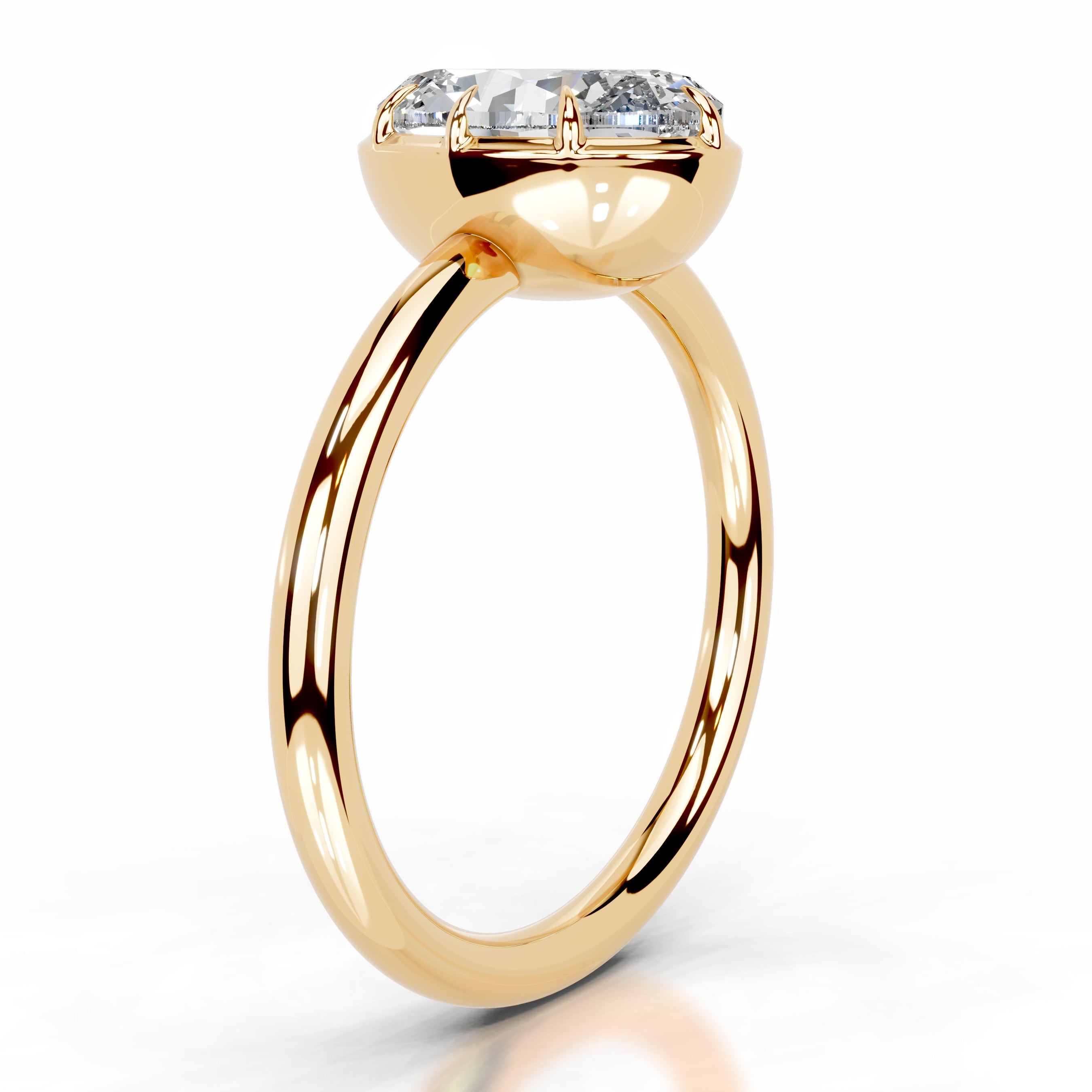 Narcisa Lab Grown Diamond Ring - 18K Yellow Gold