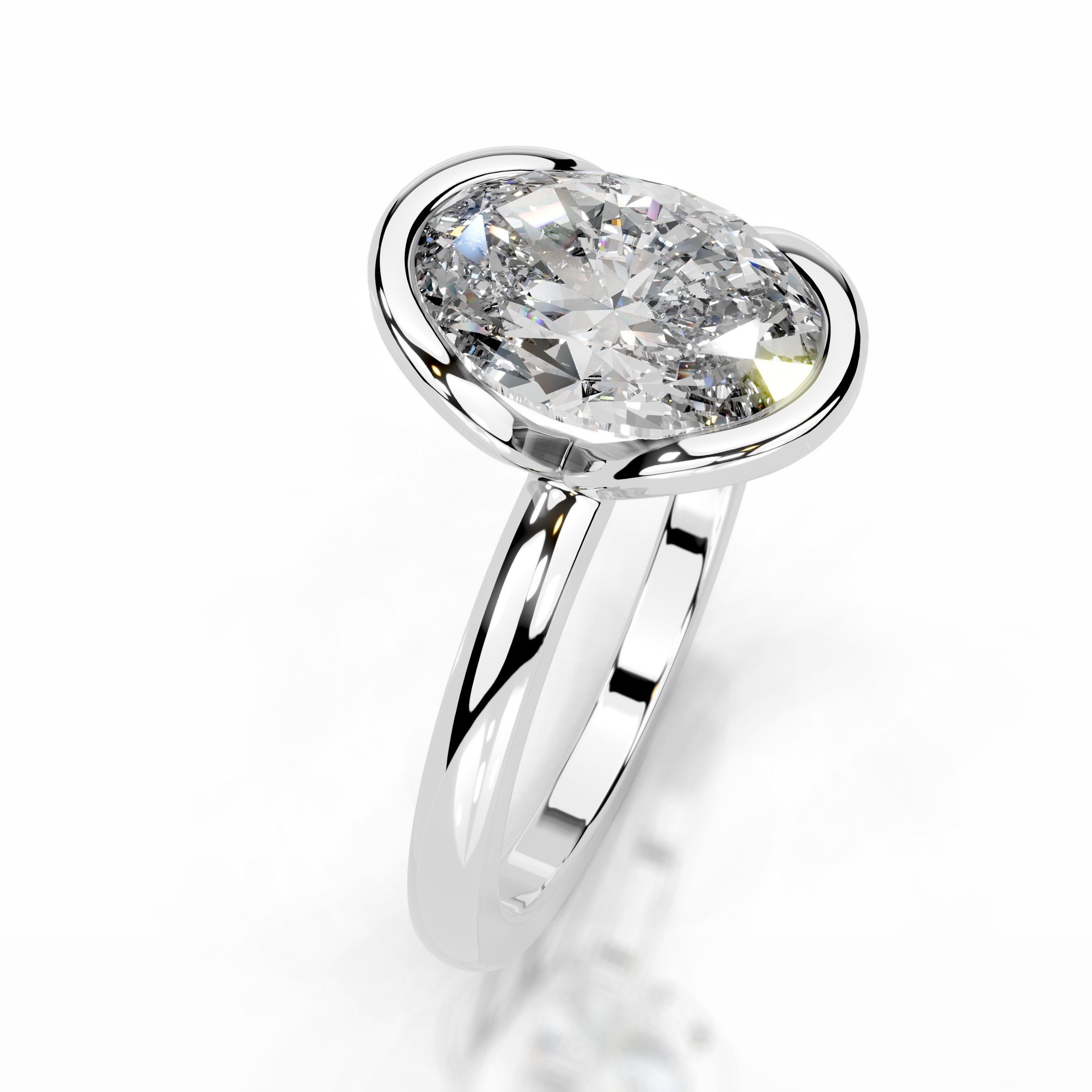 Thor Lab Grown Diamond Ring - 14K White Gold (RTS)