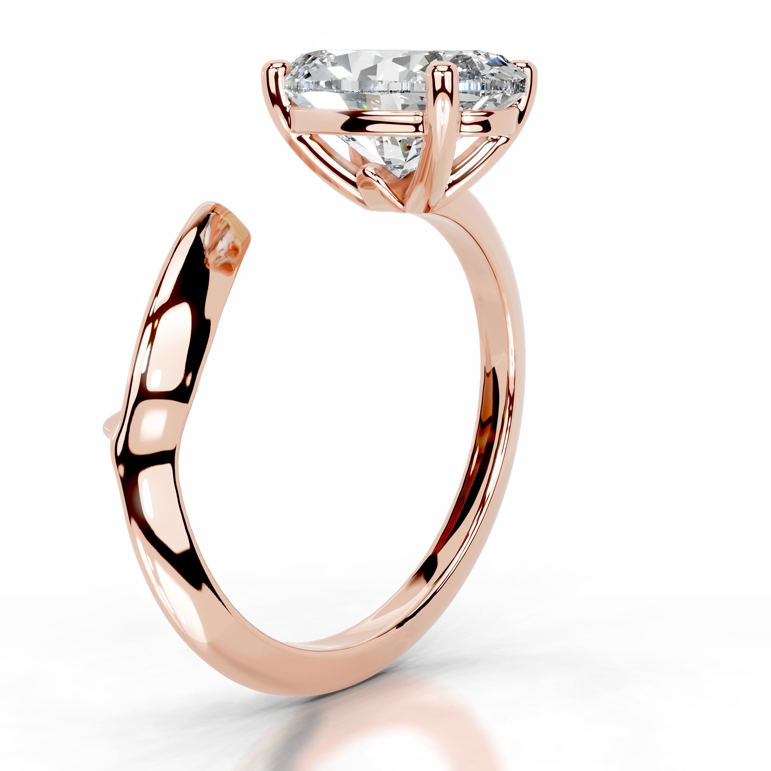Diamond Delicacy Lab Grown Diamond Ring - 14K Rose Gold