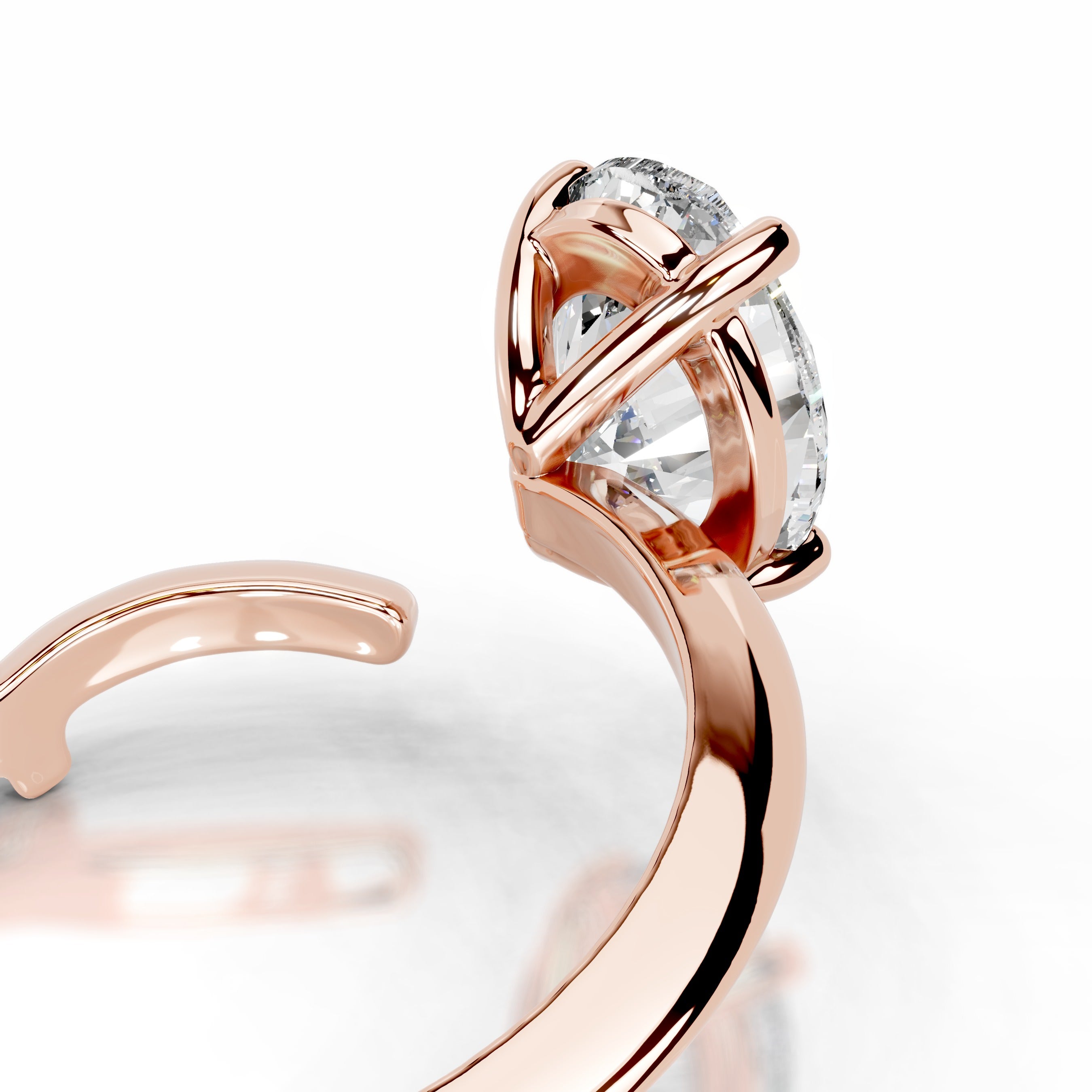 Diamond Delicacy Lab Grown Diamond Ring - 14K Rose Gold