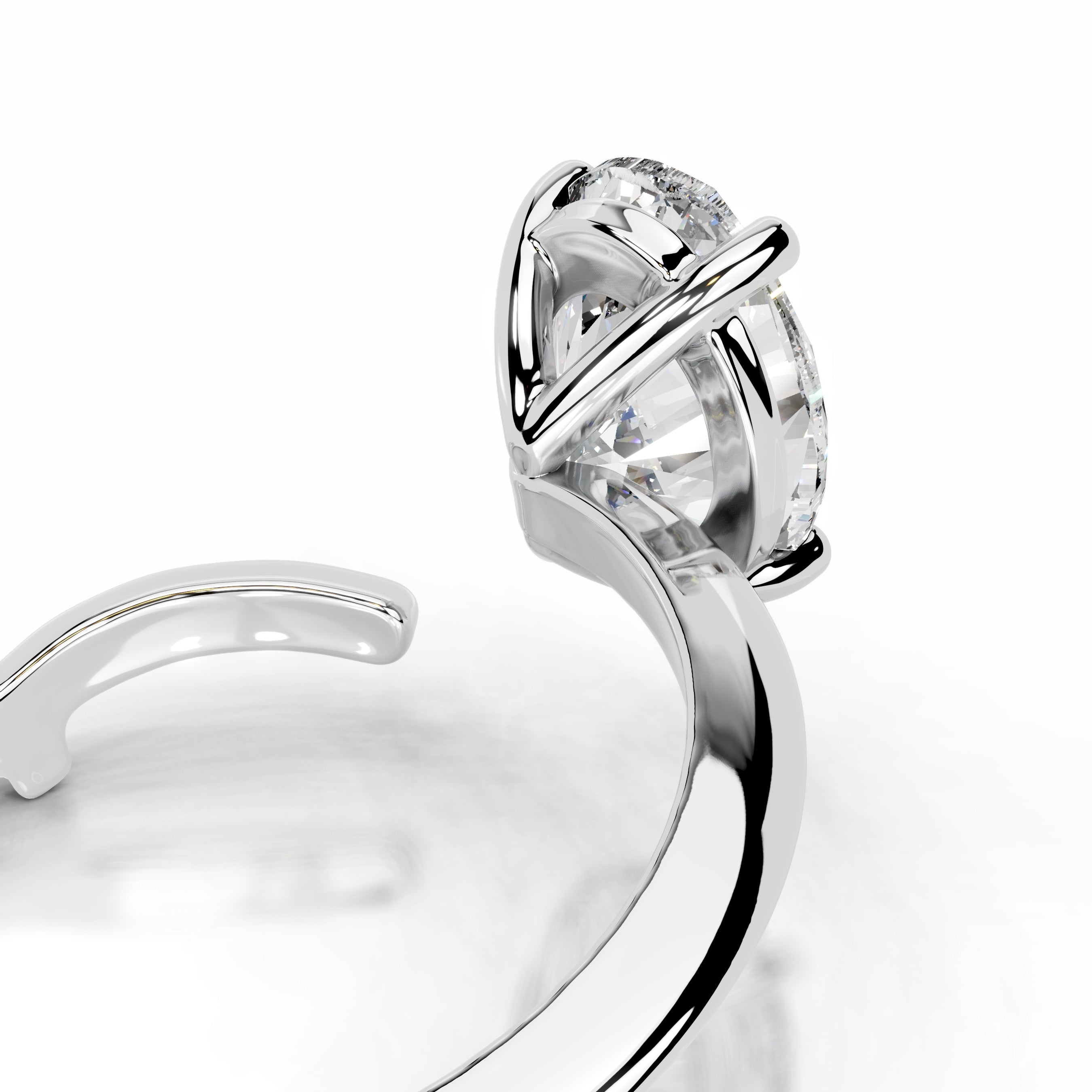 Diamond Delicacy Lab Grown Diamond Ring - 18K White Gold