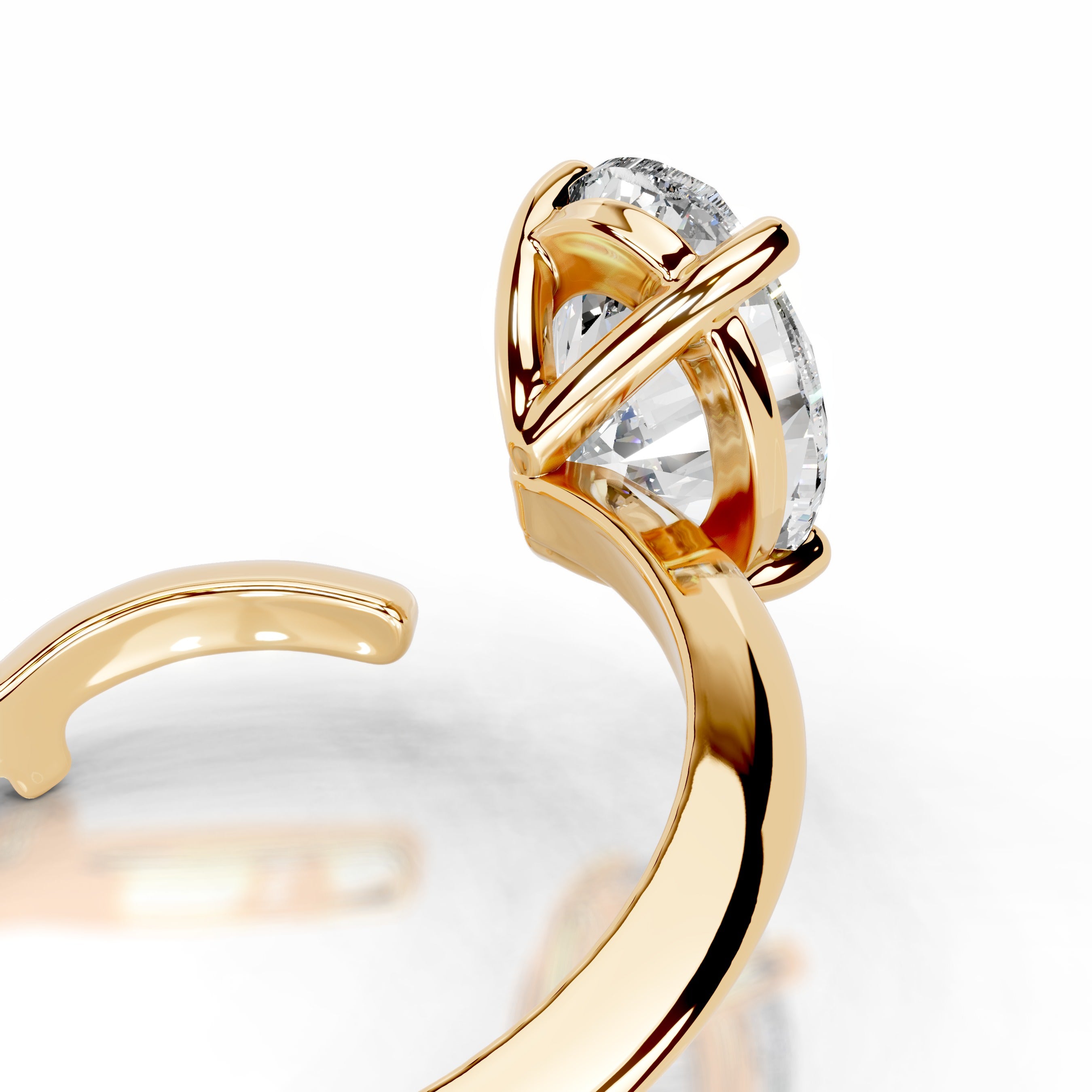 Diamond Delicacy Lab Grown Diamond Ring - 18K Yellow Gold