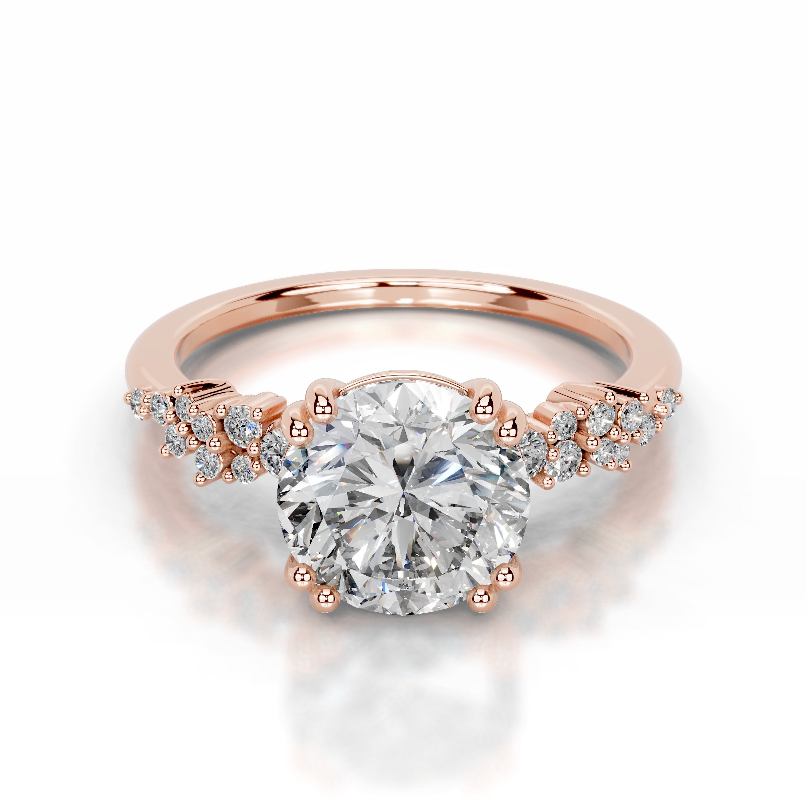 Emaline Lab Grown Diamond Ring - 14K Rose Gold