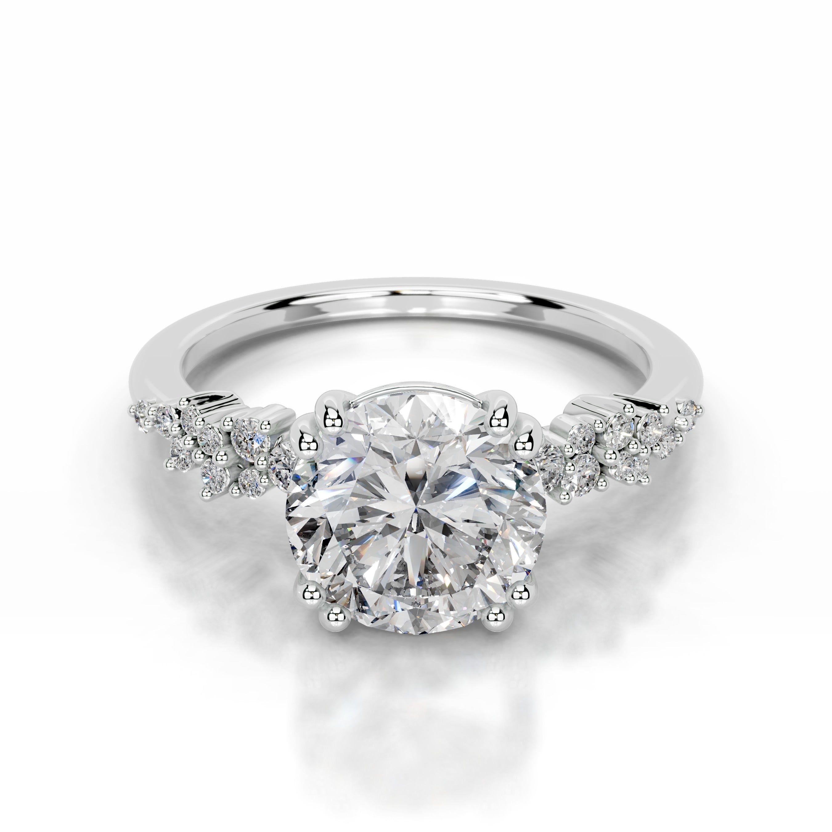 Emaline Lab Grown Diamond Ring - Platinum