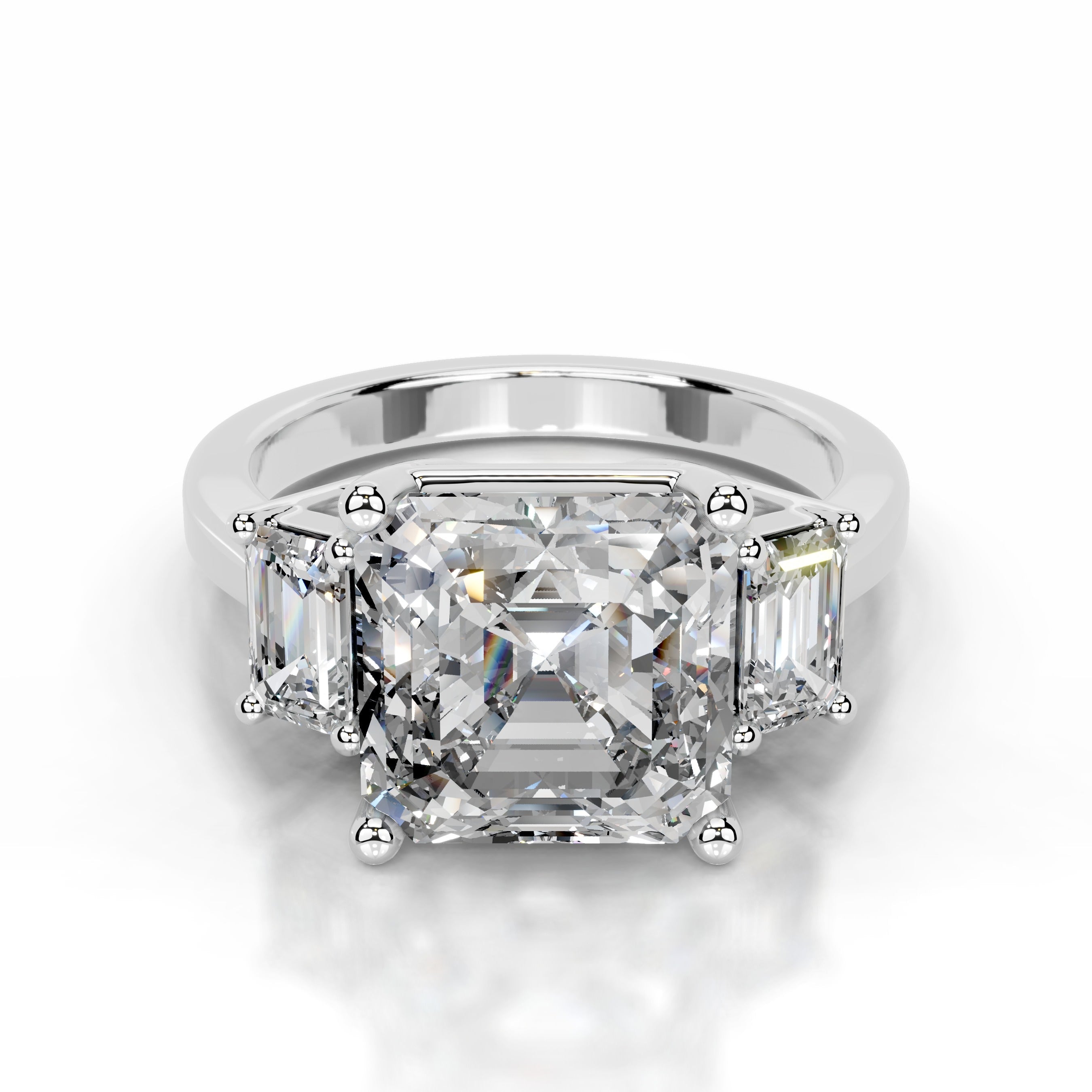 Gyeong Lab Grown Diamond Ring - 14K White Gold (RTS)