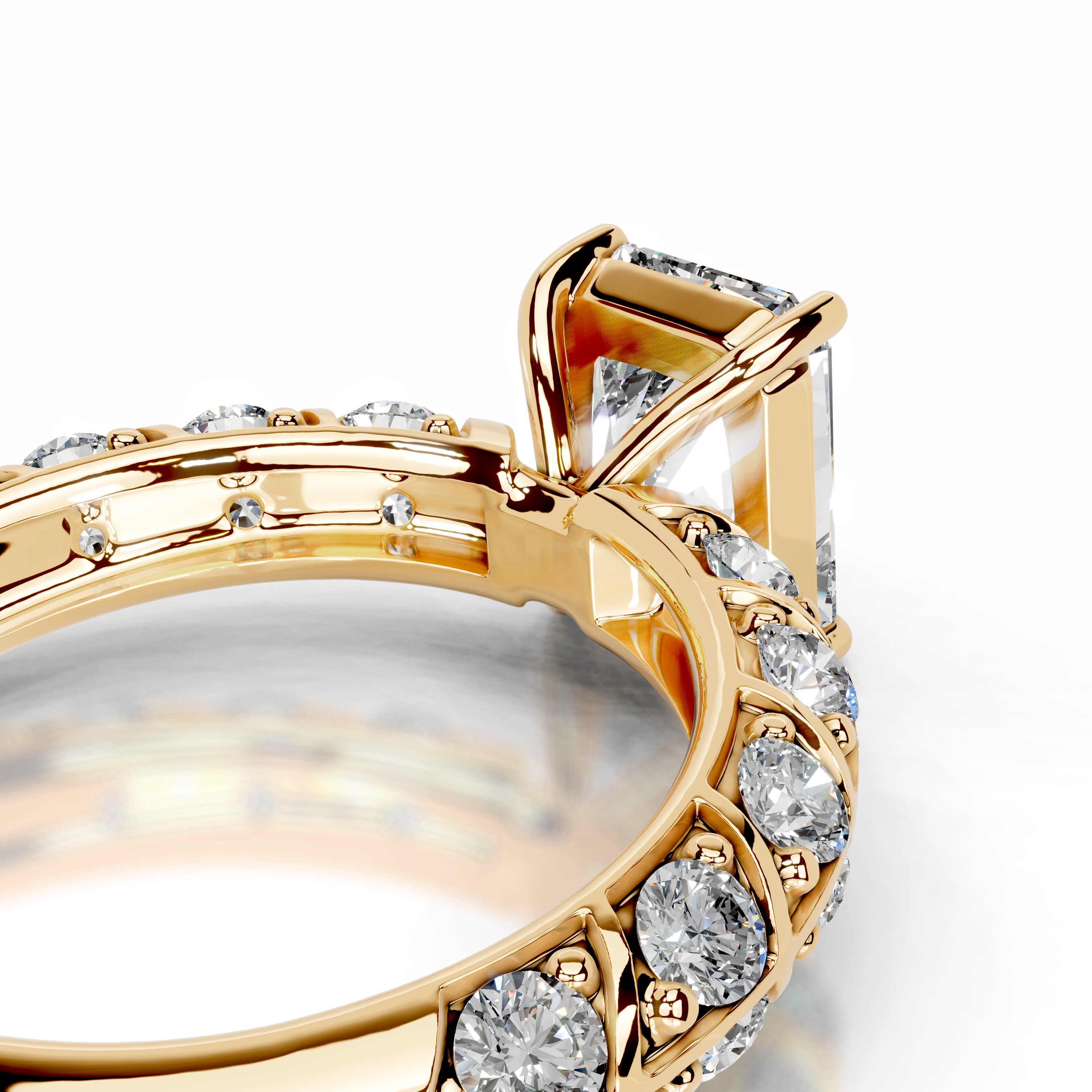 Iseul Lab Grown Diamond Ring - 18K Yellow Gold