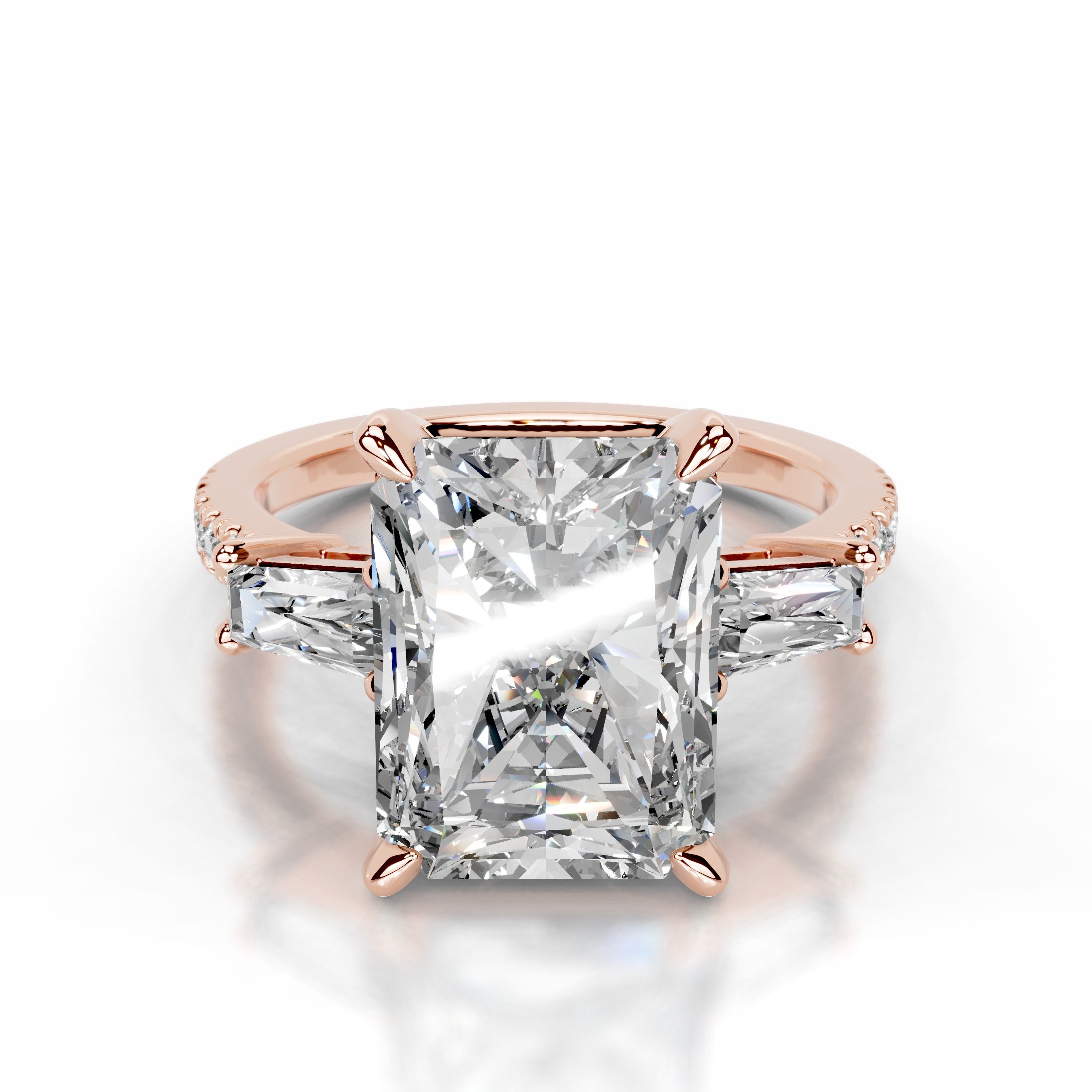Mun Lab Grown Diamond Ring - 14K Rose Gold