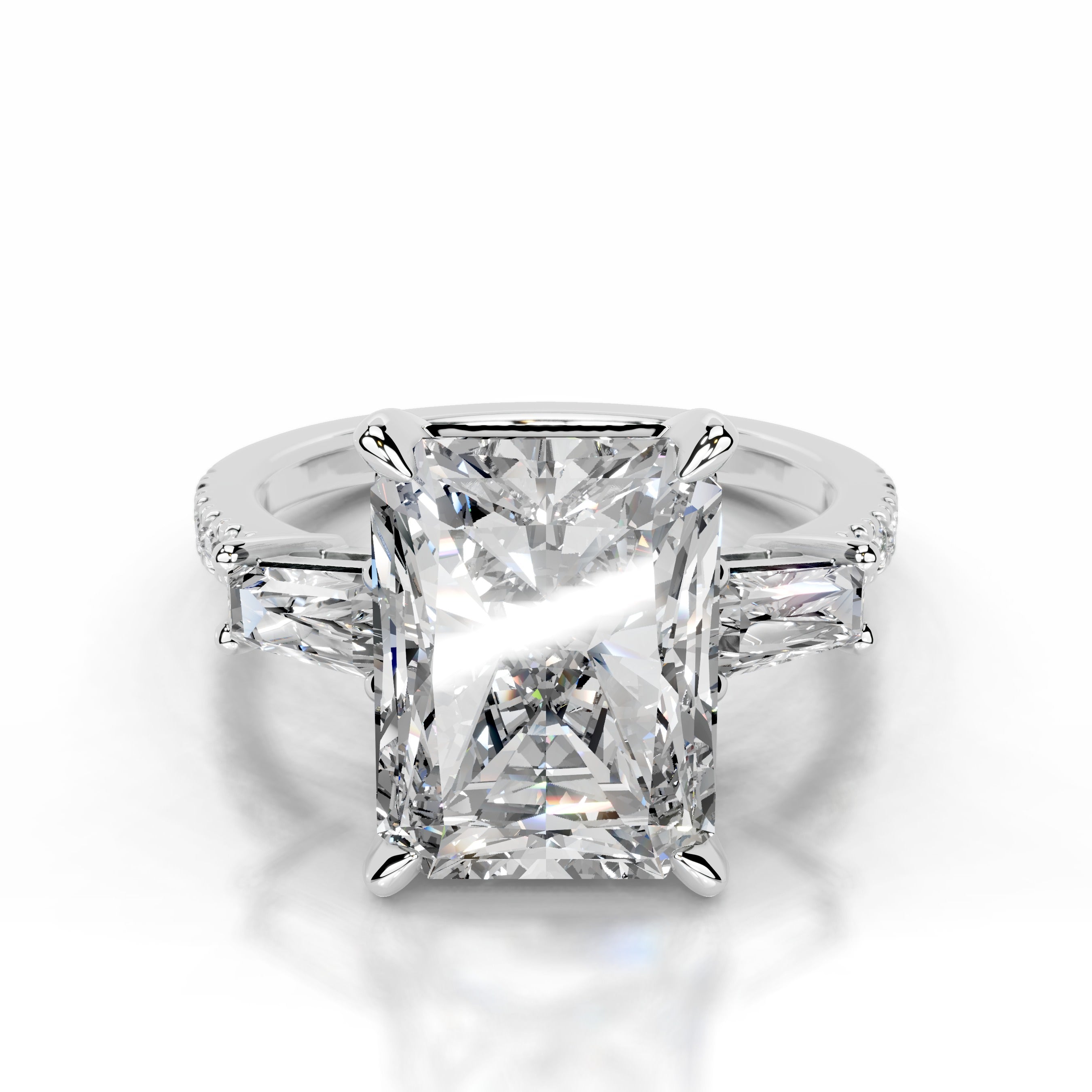 Mun Lab Grown Diamond Ring - Platinum