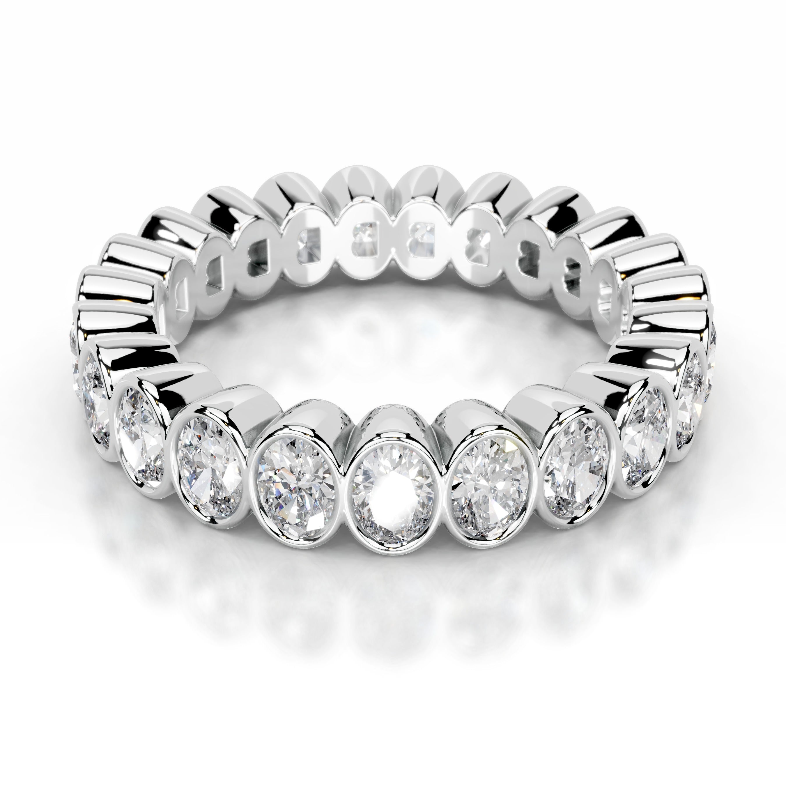 Sook Lab Grown Diamond Wedding band - 14K White Gold