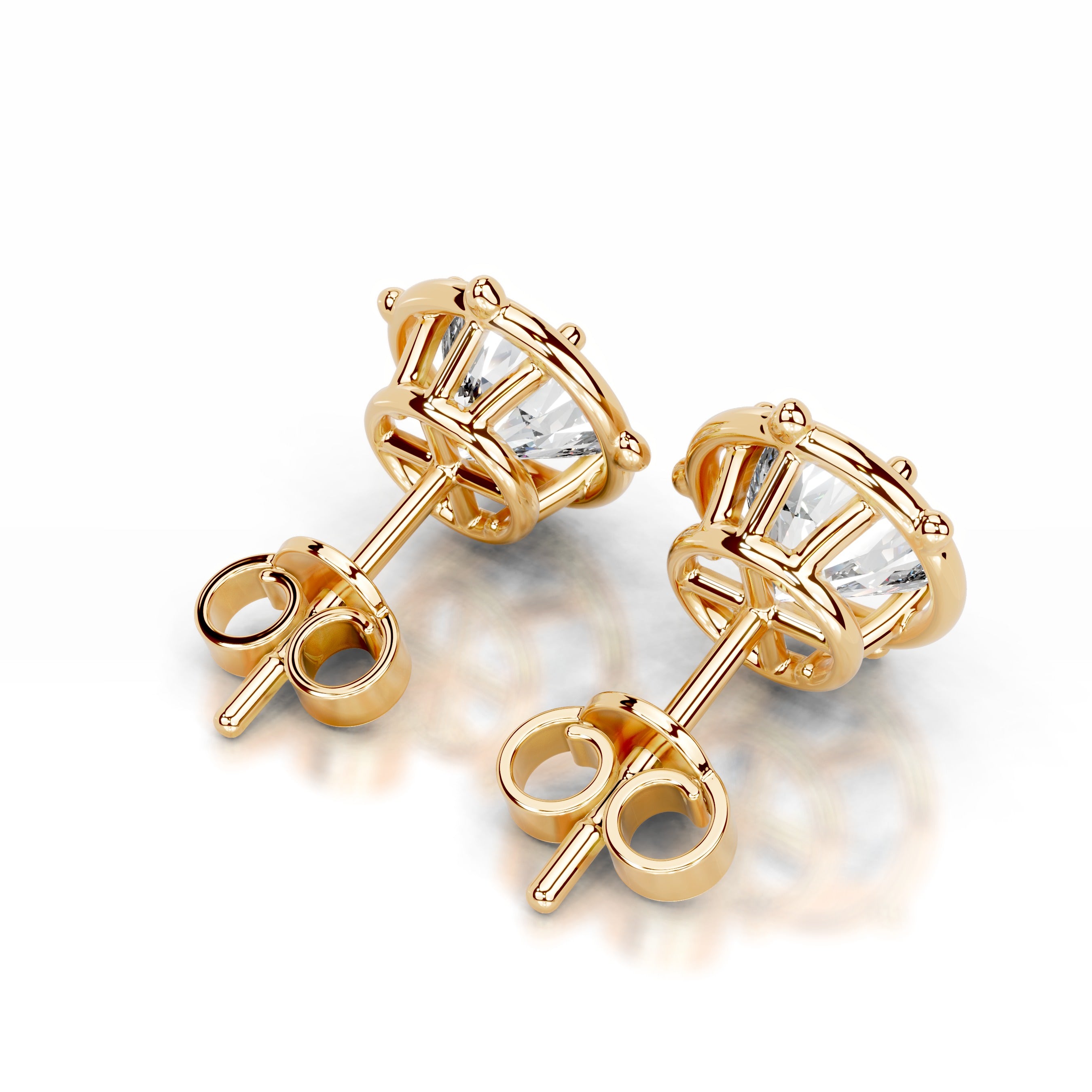Rooted in Love Lab Grown Diamond Earrings - 18K Yellow Gold