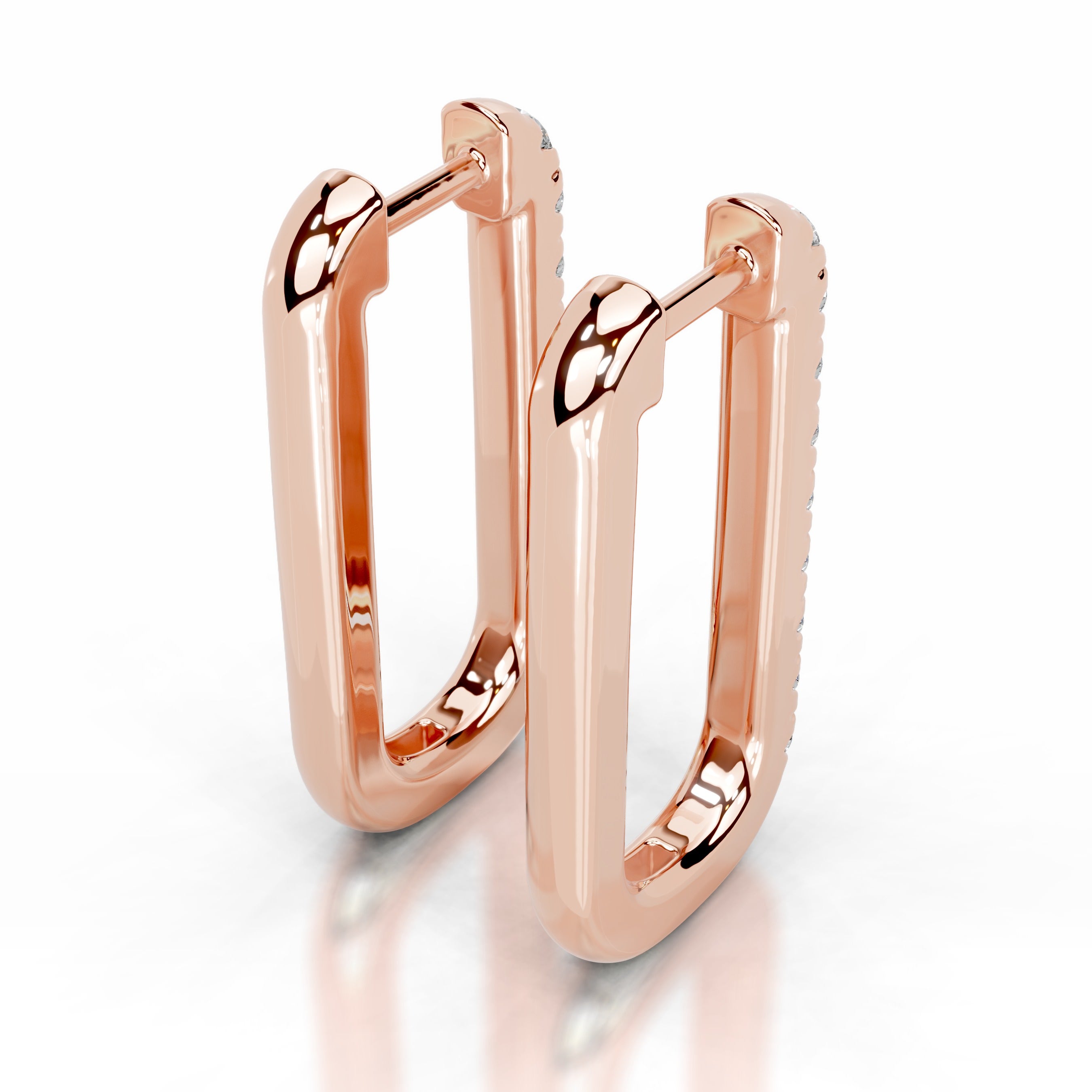 Denise Lab Grown Diamond Earrings - 14K Rose Gold