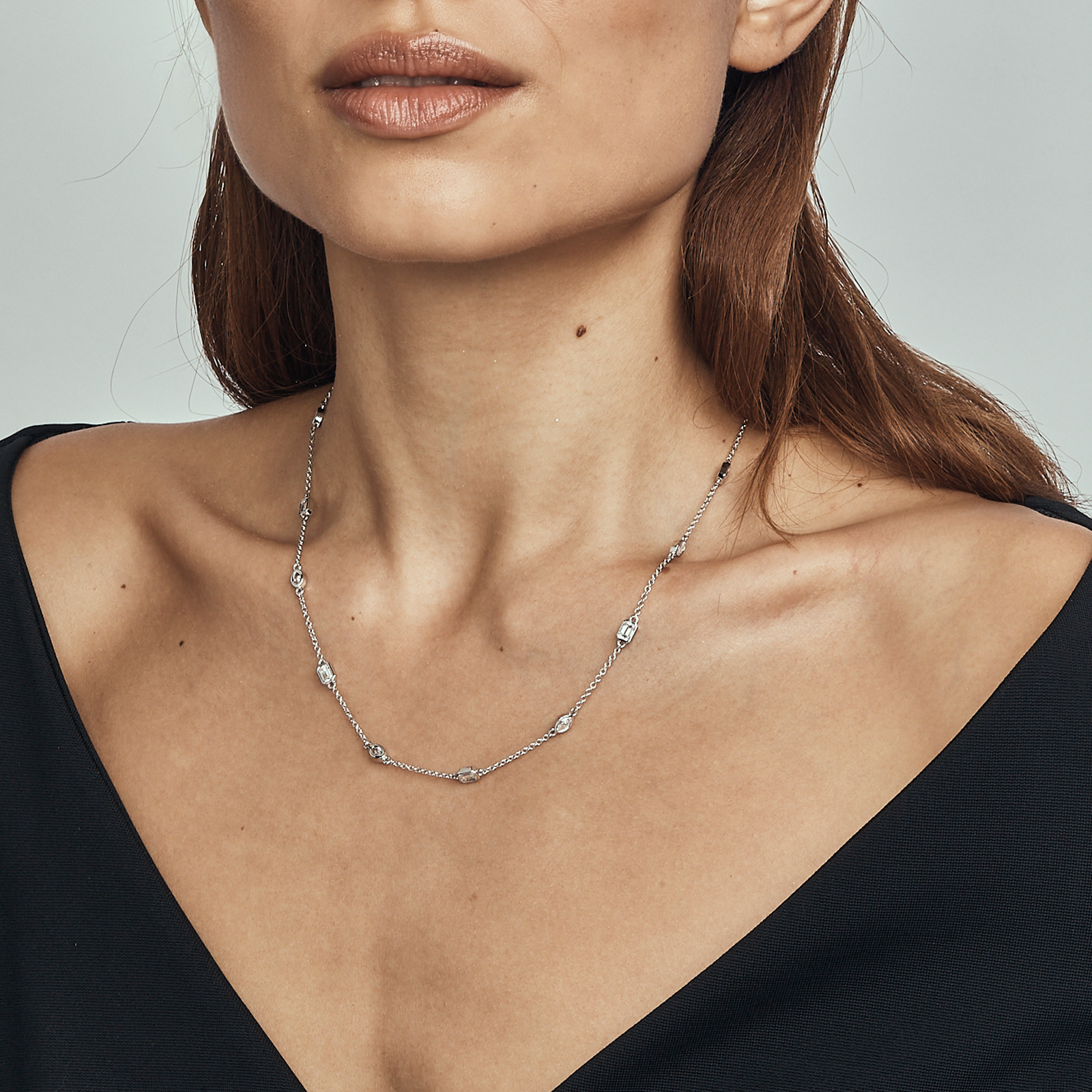 Leonie Lab Grown Diamond Collier - 14K White Gold (RTS)