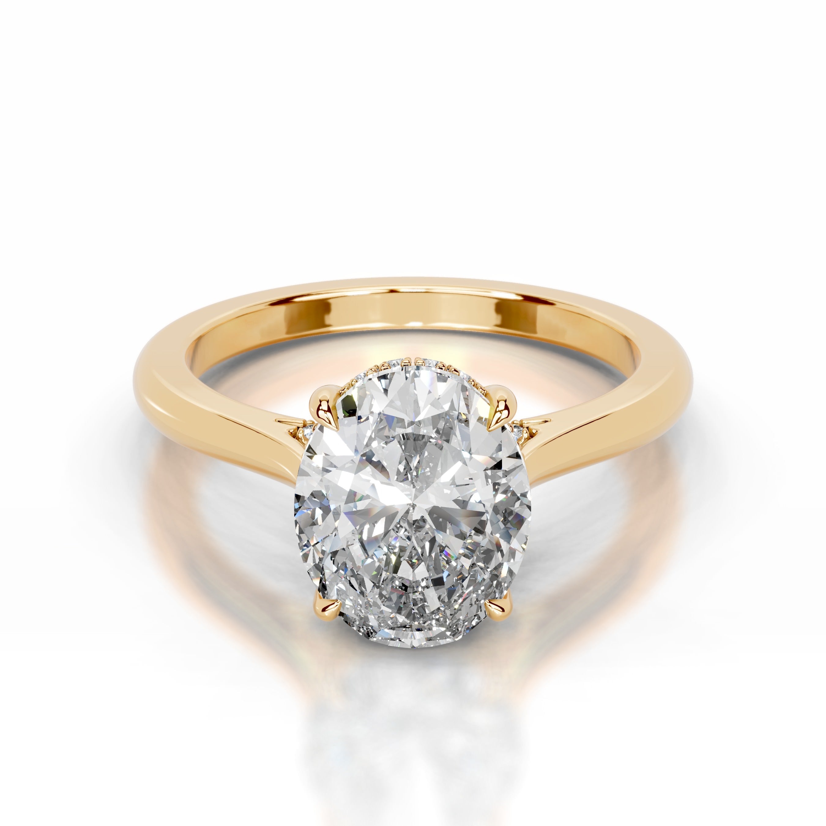 Bahia Lab Grown Diamond Ring - 18K Yellow Gold (RTS)