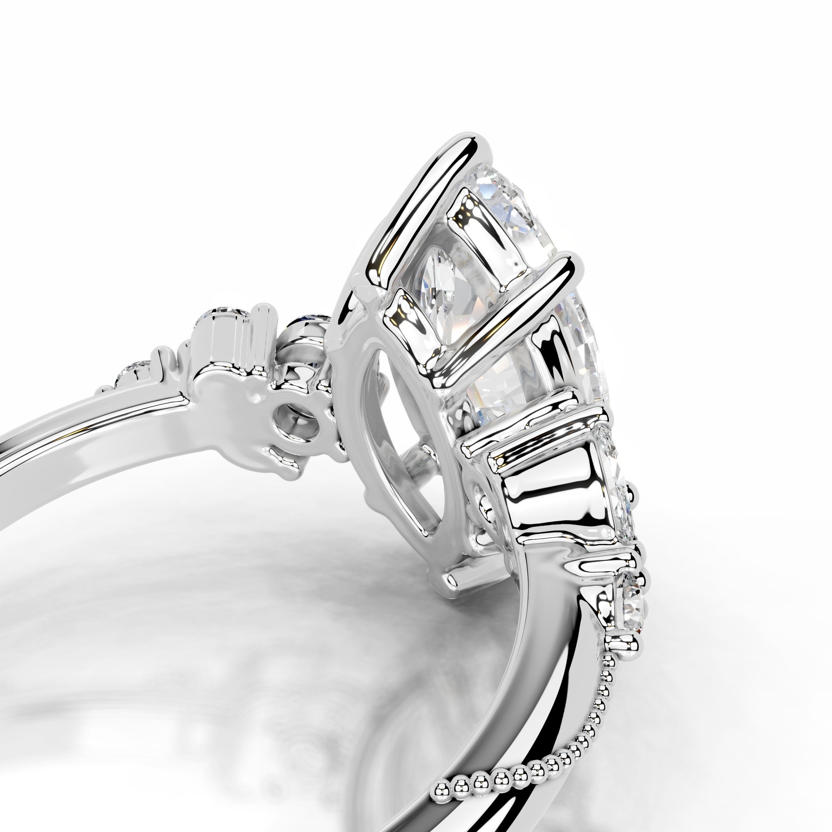 Eduarda Lab Grown Diamond Ring - 18K White Gold